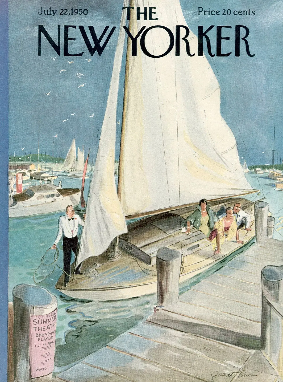 Обложка The New Yorker, 22 июля 1950, художник Гарретт Прайс
