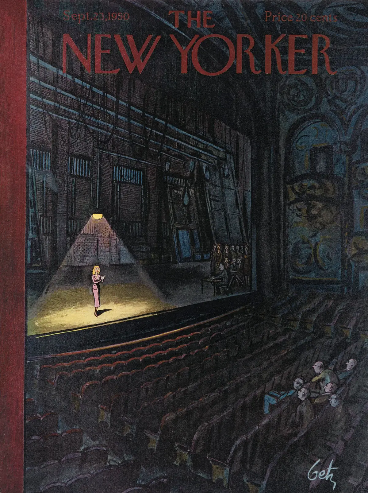 Обложка The New Yorker, 23 сентября 1950, художник Артур Гетц