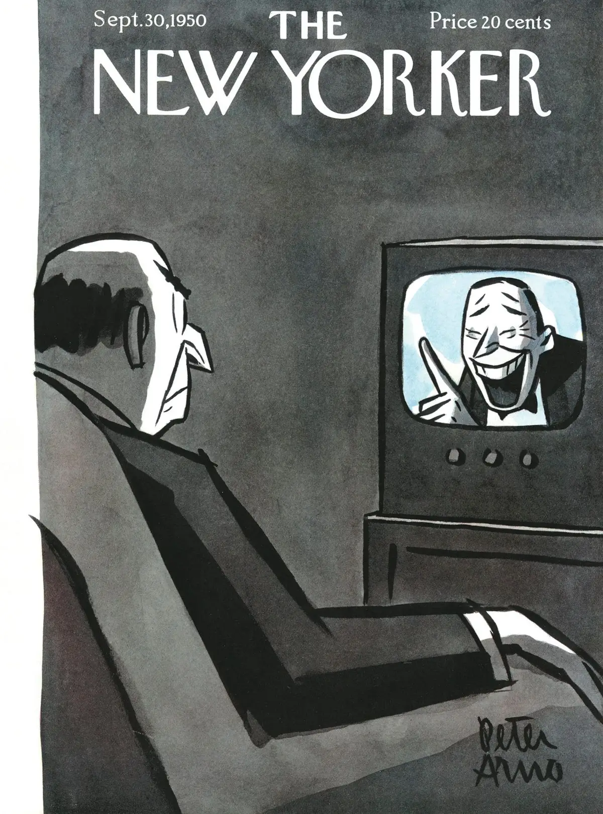 Обложка The New Yorker, 30 сентября 1950, художник Питер Арно