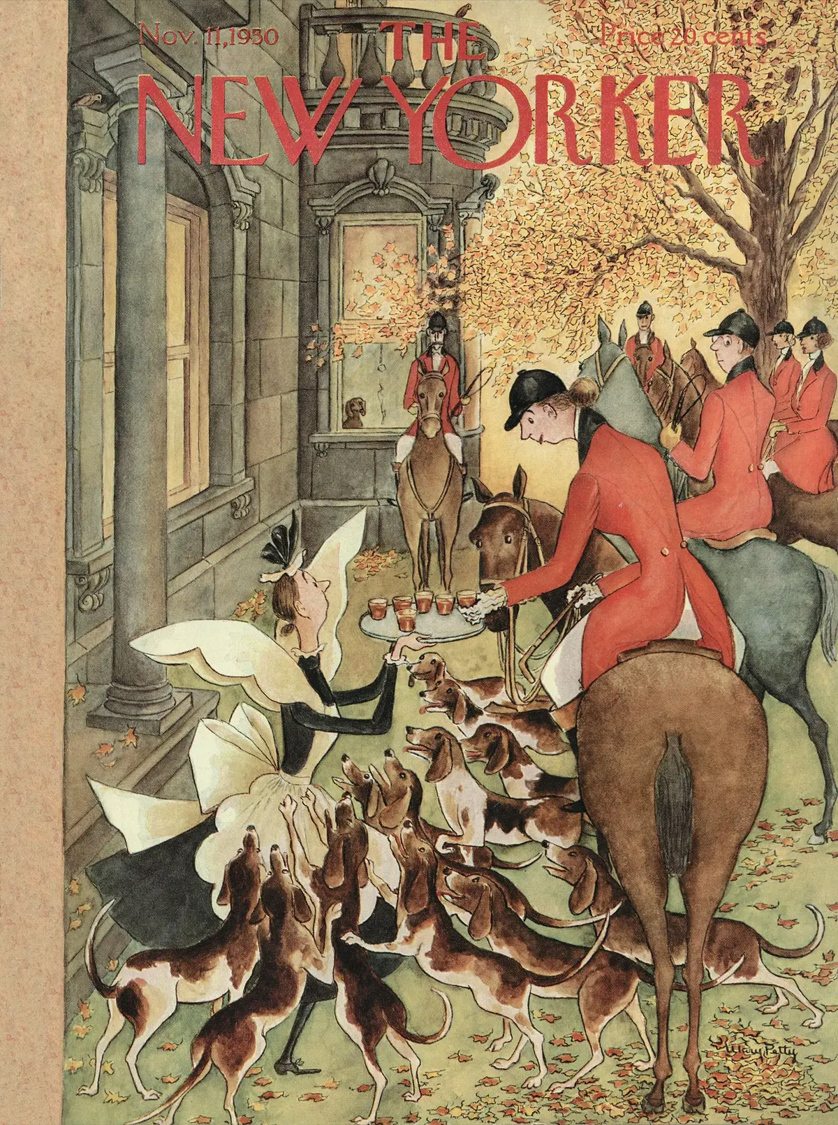 Обложка The New Yorker, 11 ноября 1950, художник Мэри Петти