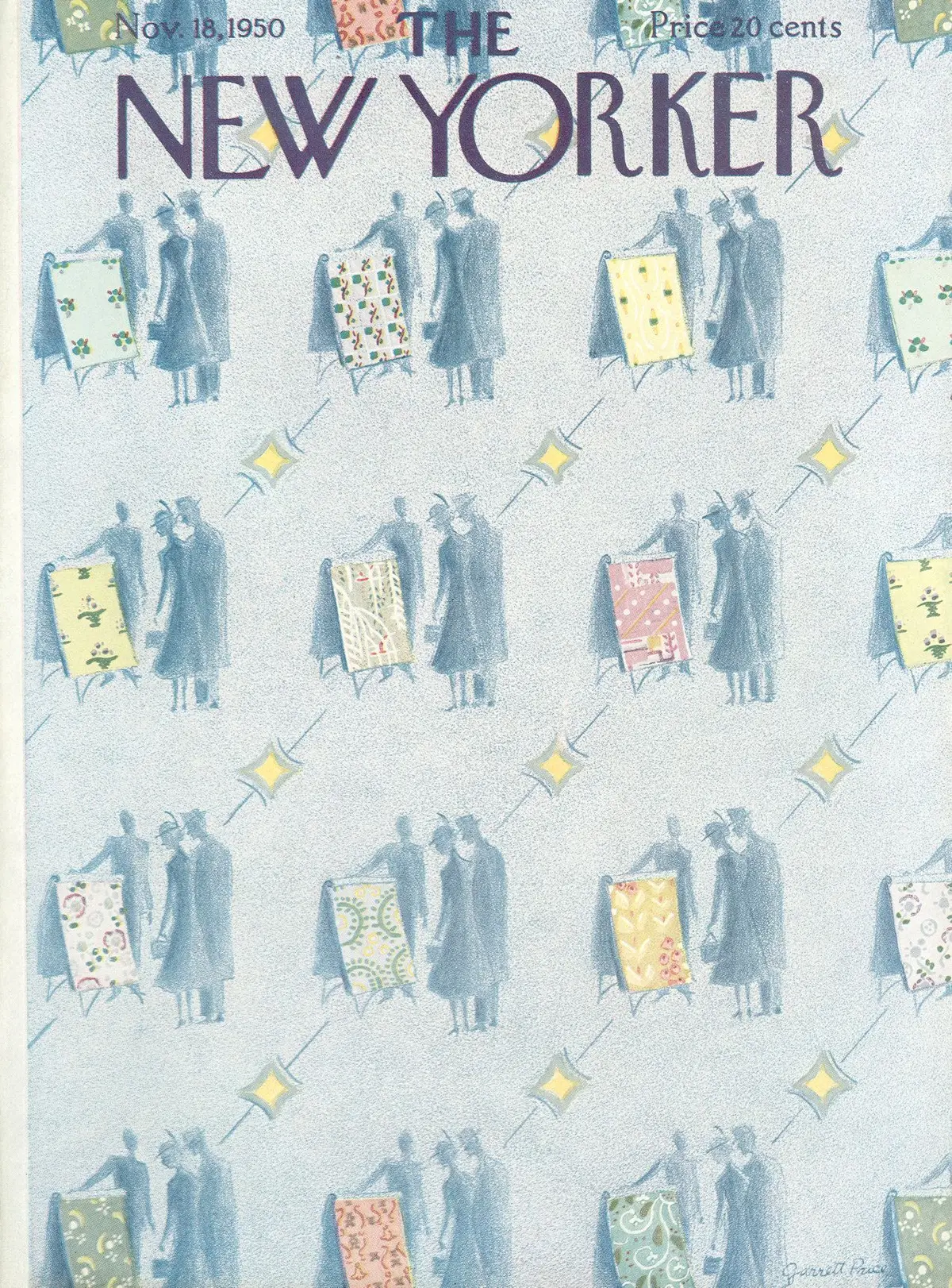 Обложка The New Yorker, 18 ноября 1950, художник Гарретт Прайс
