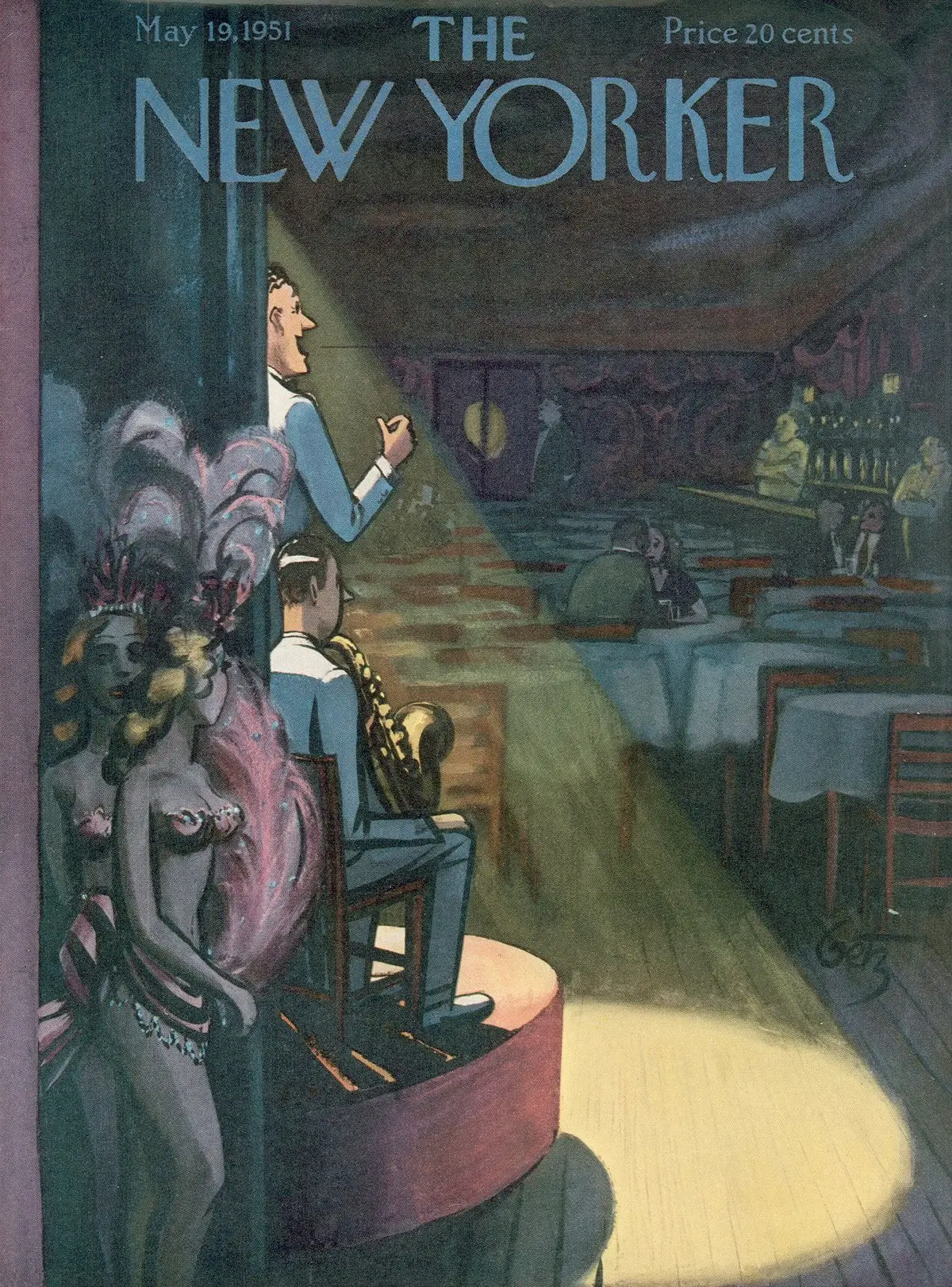 Обложка The New Yorker, 19 мая 1951, художник Артур Гетц
