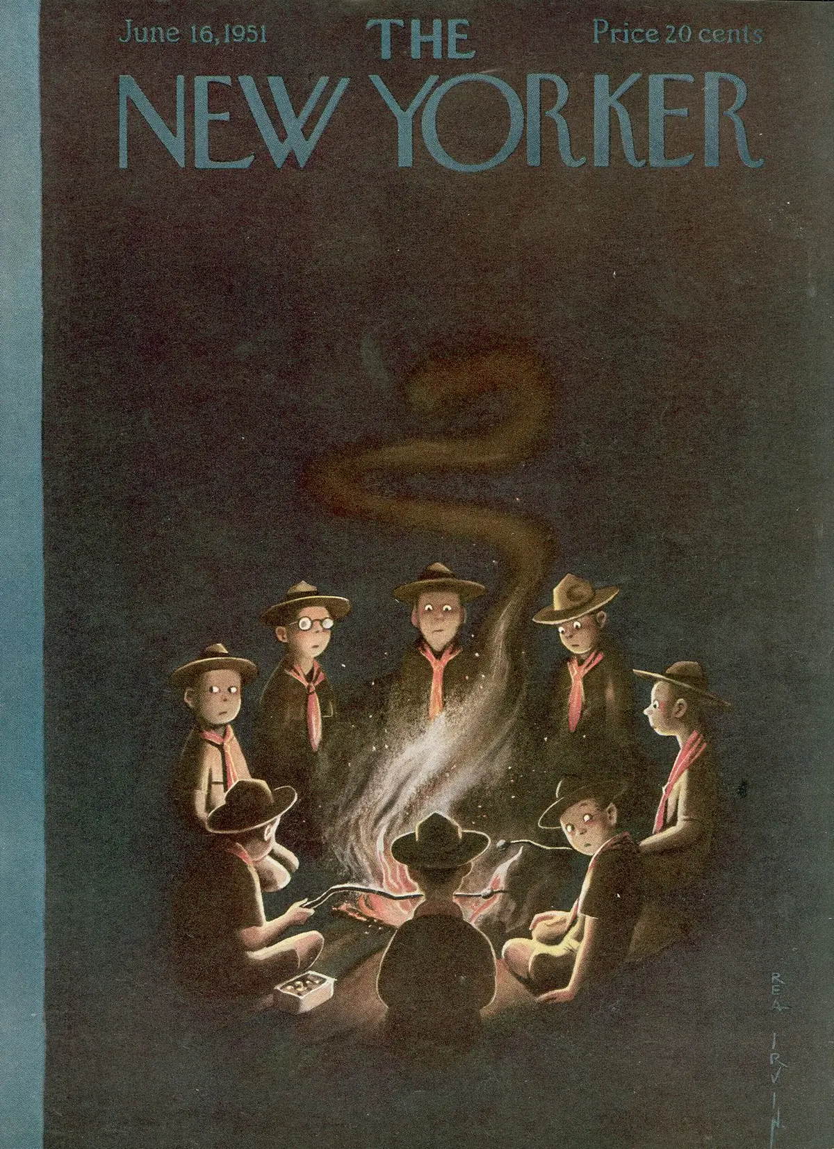 Обложка The New Yorker, 16 июня 1951, художник Реа Ирвин