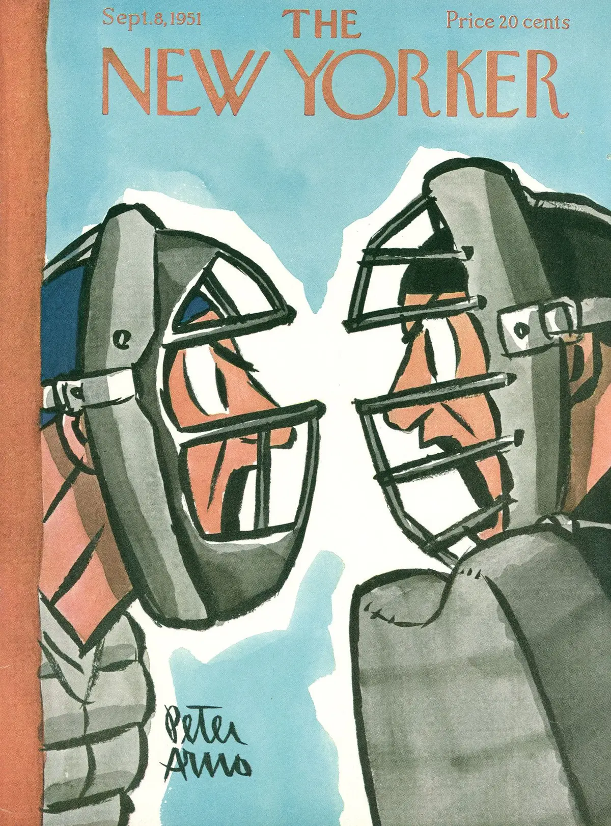 Обложка The New Yorker, 8 сентября 1951, художник Питер Арно