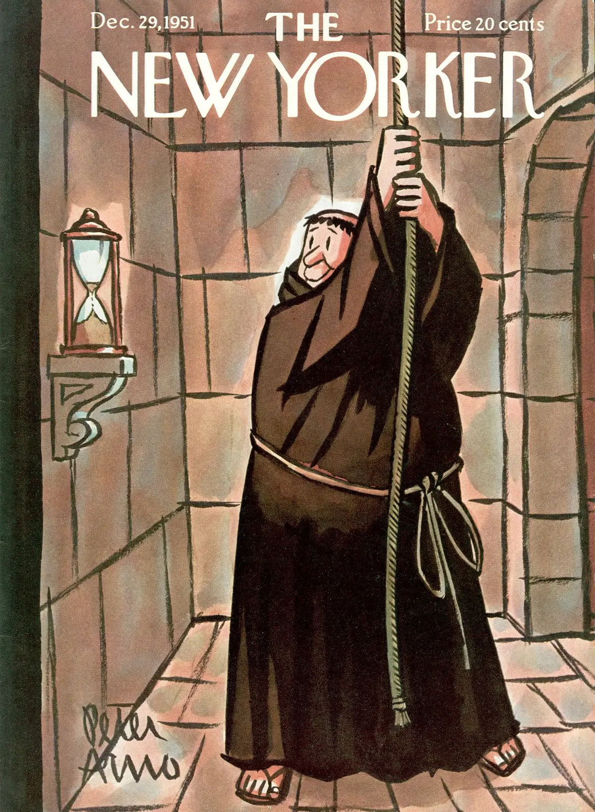 Обложка The New Yorker, 29 декабря 1951, художник Питер Арно