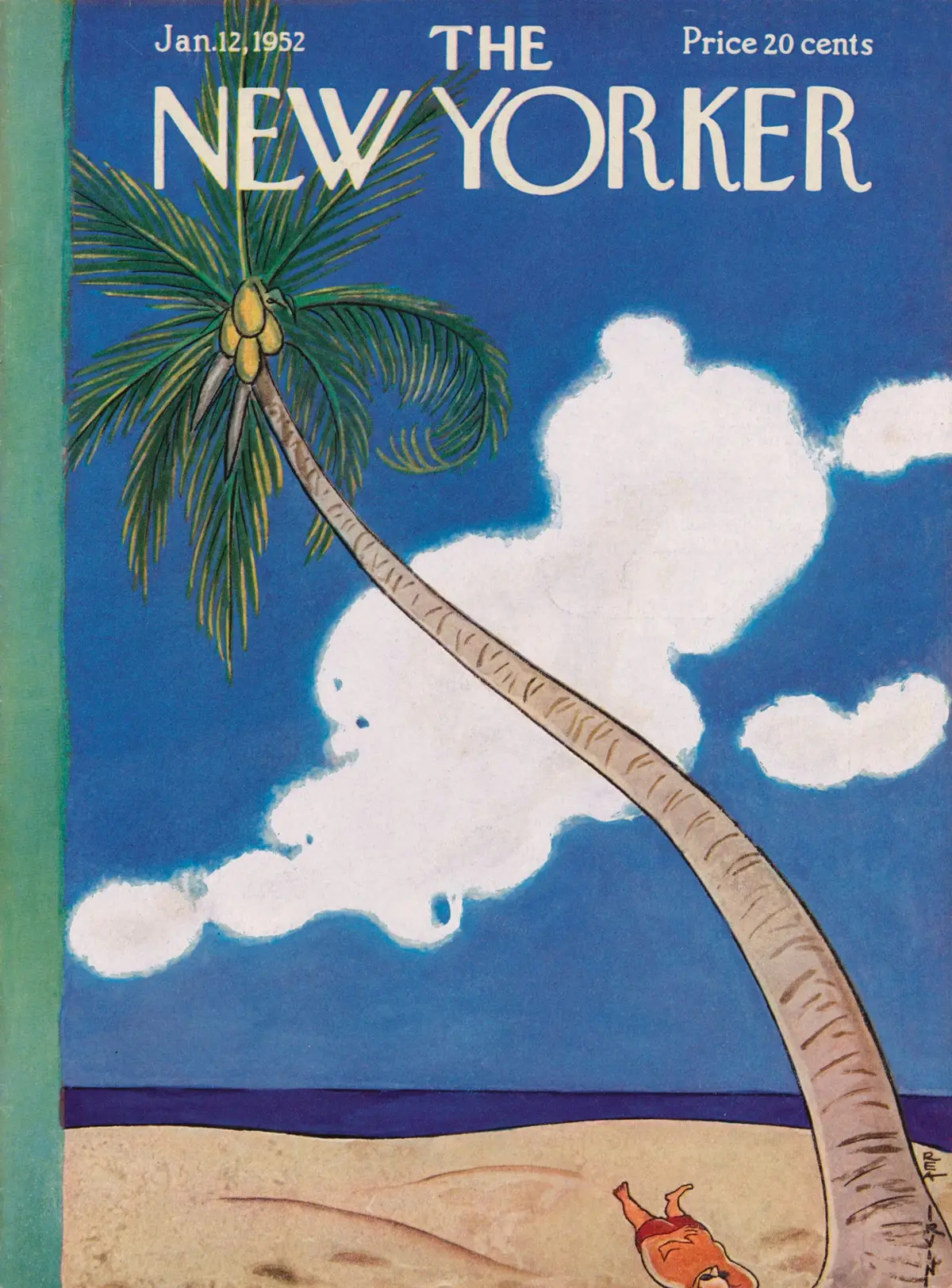Обложка The New Yorker, 12 января 1952, художник Реа Ирвин
