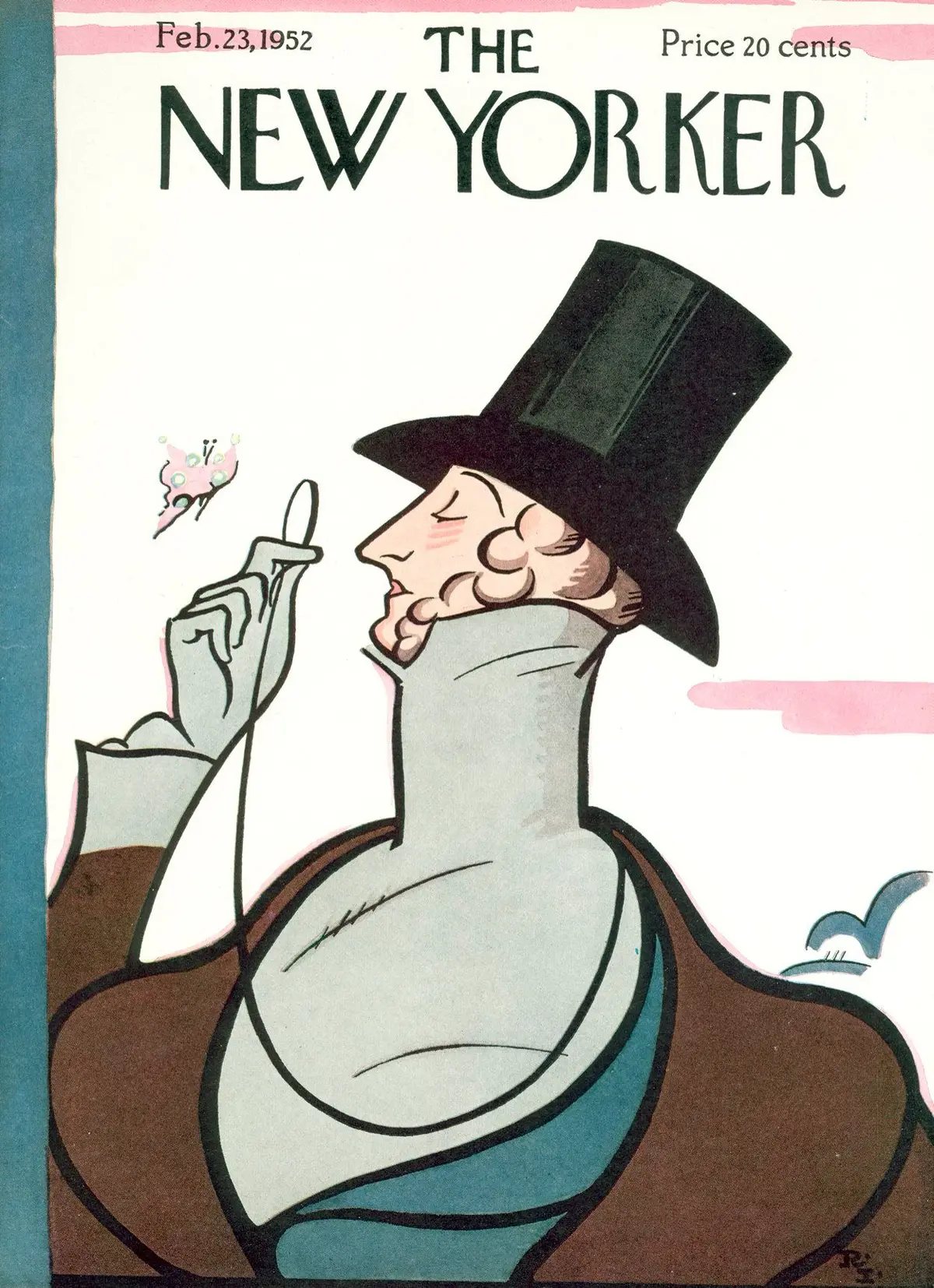Обложка The New Yorker, 23 февраля 1952, художник Реа Ирвин