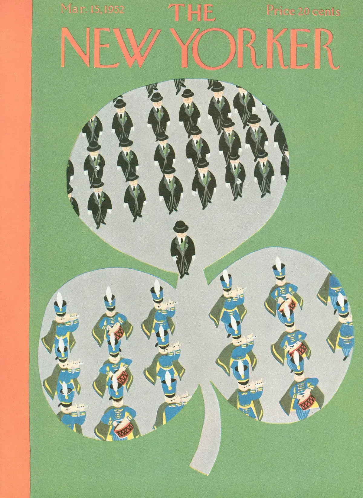 Обложка The New Yorker, 15 марта 1952, художник Чарльз Мартин