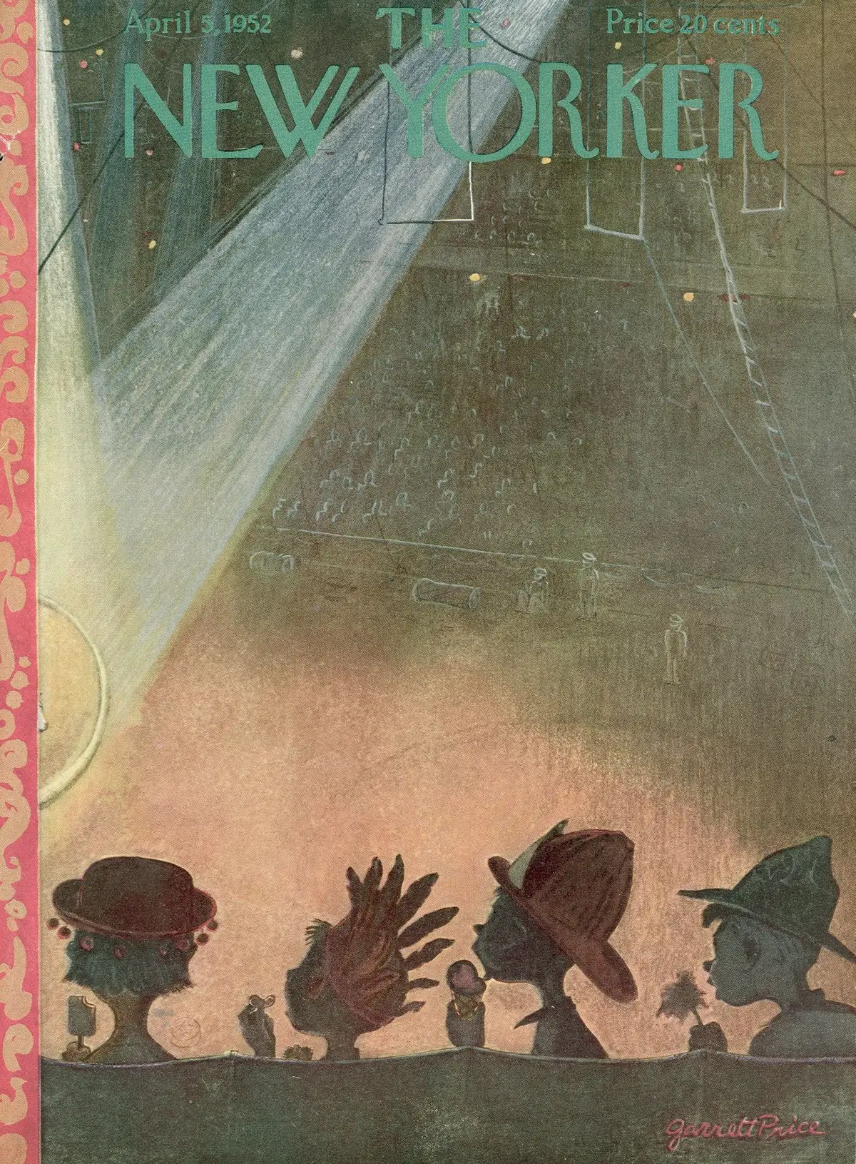 Обложка The New Yorker, 5 апреля 1952, художник Гарретт Прайс