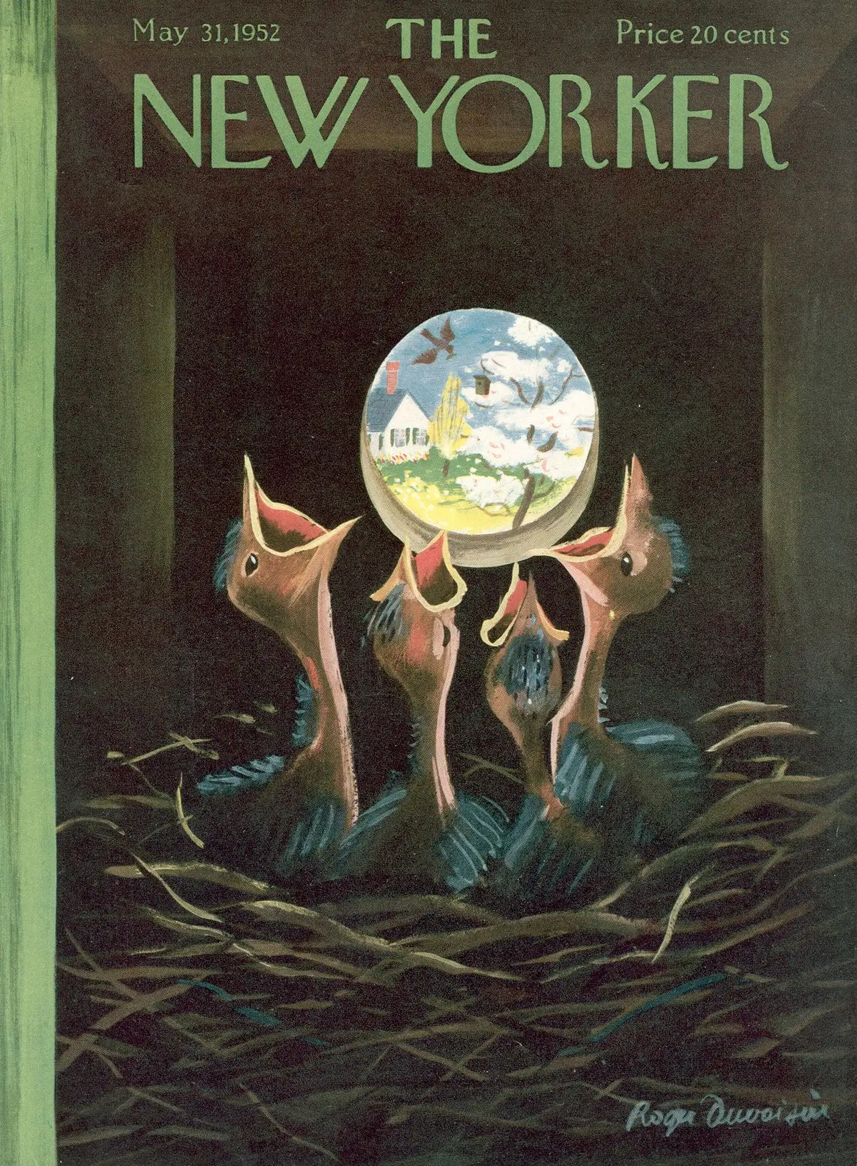 Обложка The New Yorker, 31 мая 1952, художник Роже Дювуазен