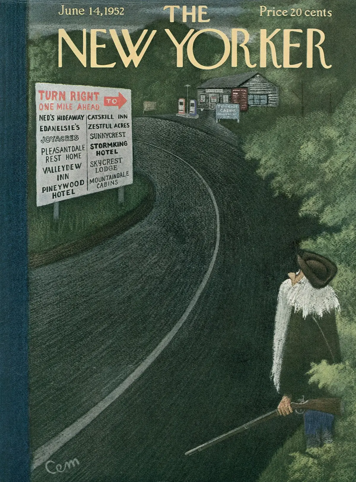 Обложка The New Yorker, 14 июня 1952, художник Чарльз Мартин