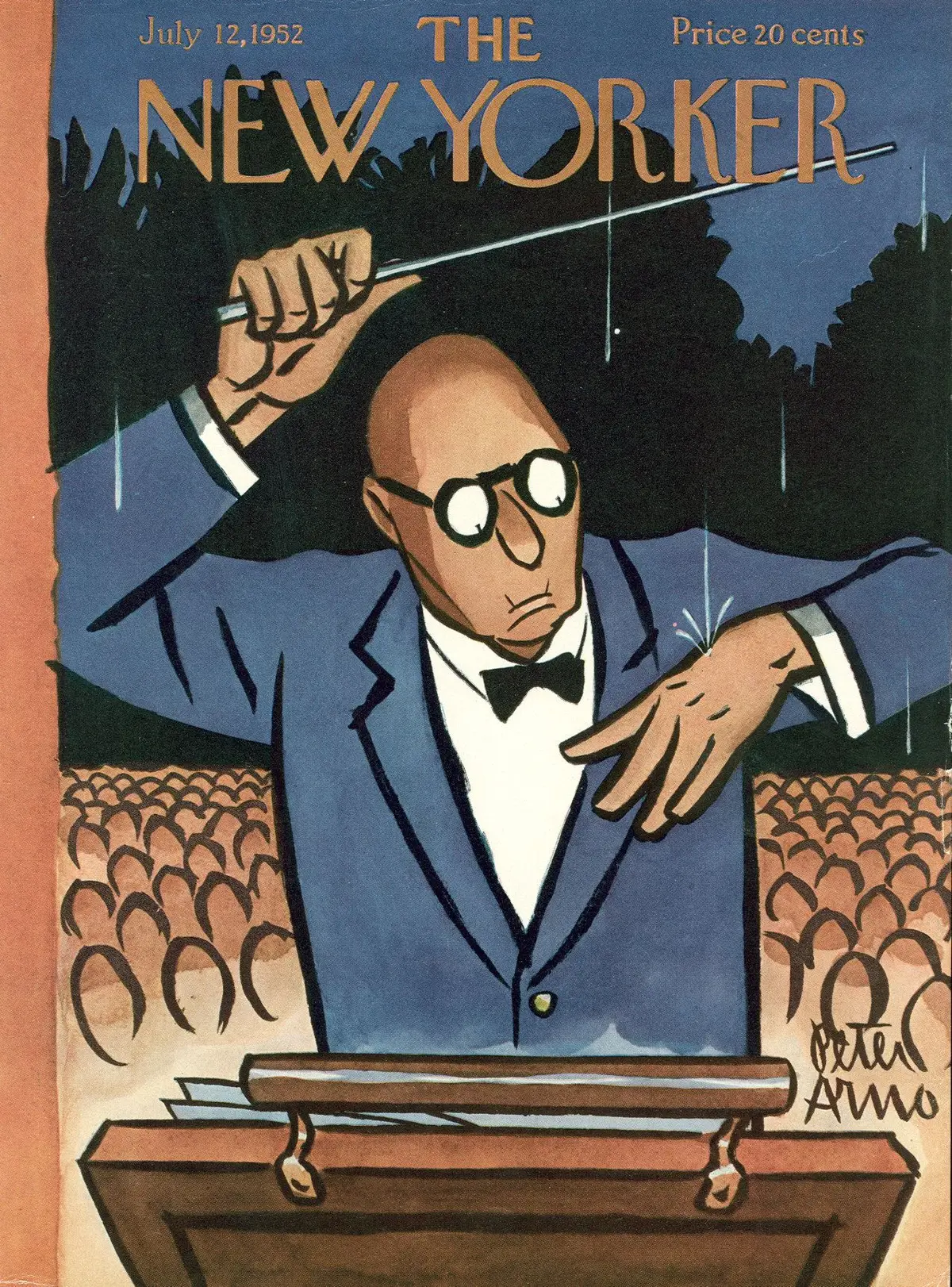 Обложка The New Yorker, 12 июля 1952, художник Питер Арно
