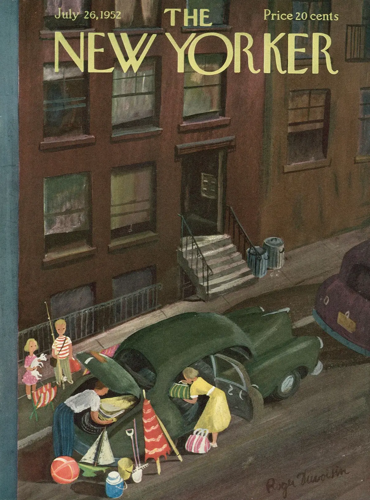Обложка The New Yorker, 26 июля 1952, художник Роже Дювуазен