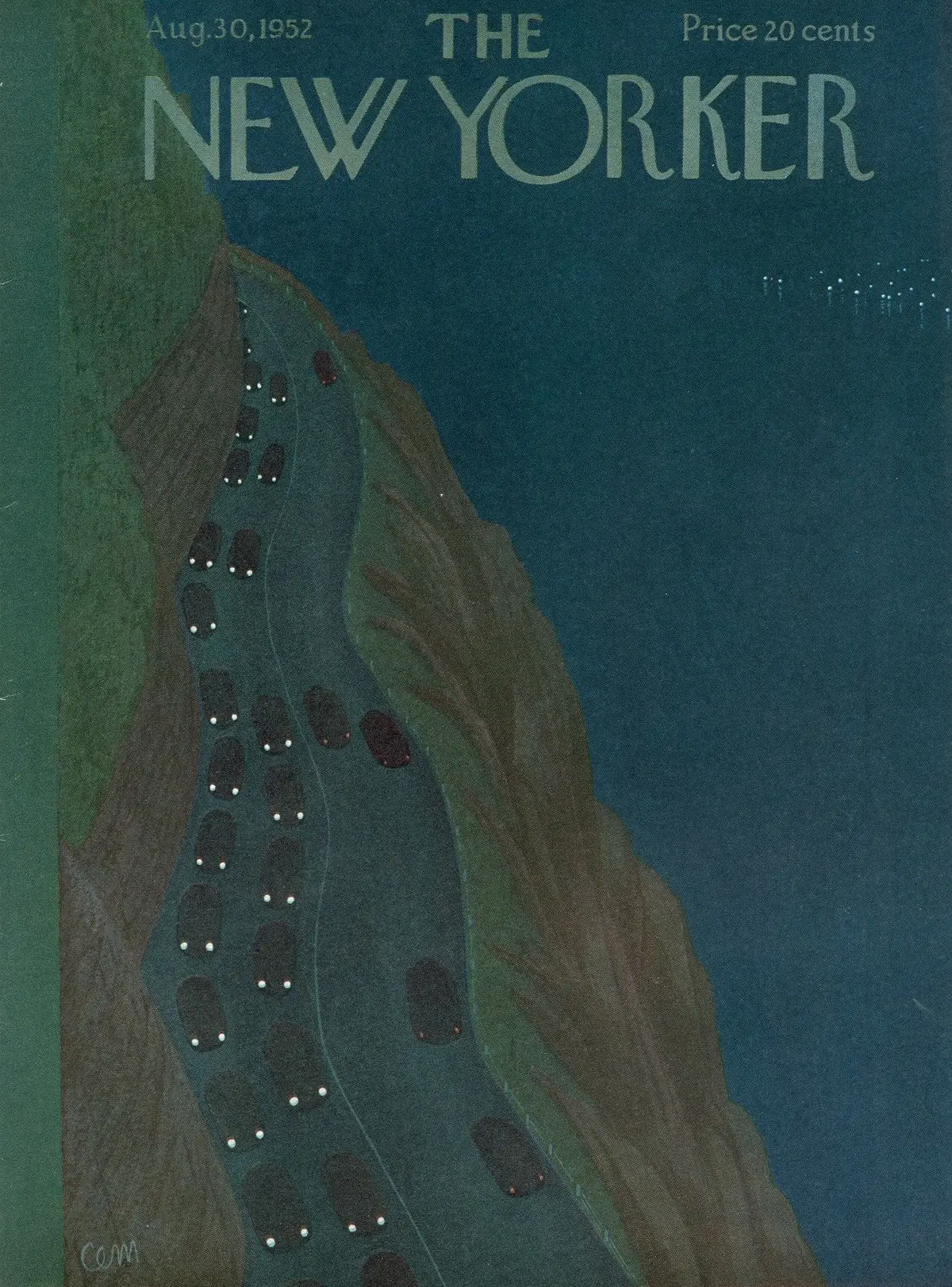 Обложка The New Yorker, 30 августа 1952, художник Чарльз Мартин