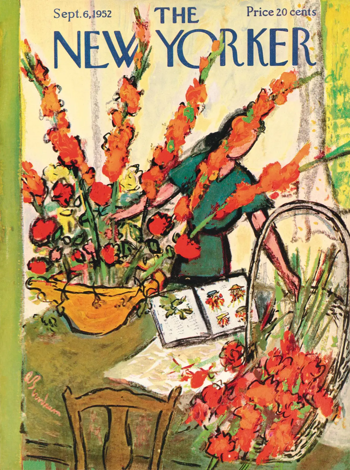 Обложка The New Yorker, 6 сентября 1952, художник Эйб Бирнбаум