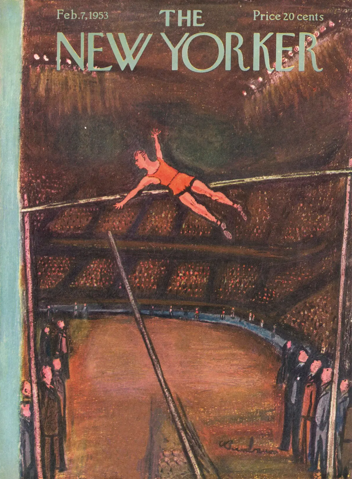 Обложка The New Yorker, 7 февраля 1953, художник Эйб Бирнбаум