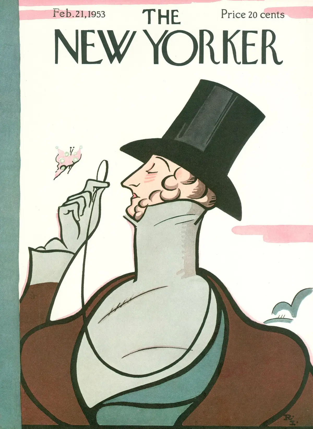 Обложка The New Yorker, 21 февраля 1953, художник Реа Ирвин