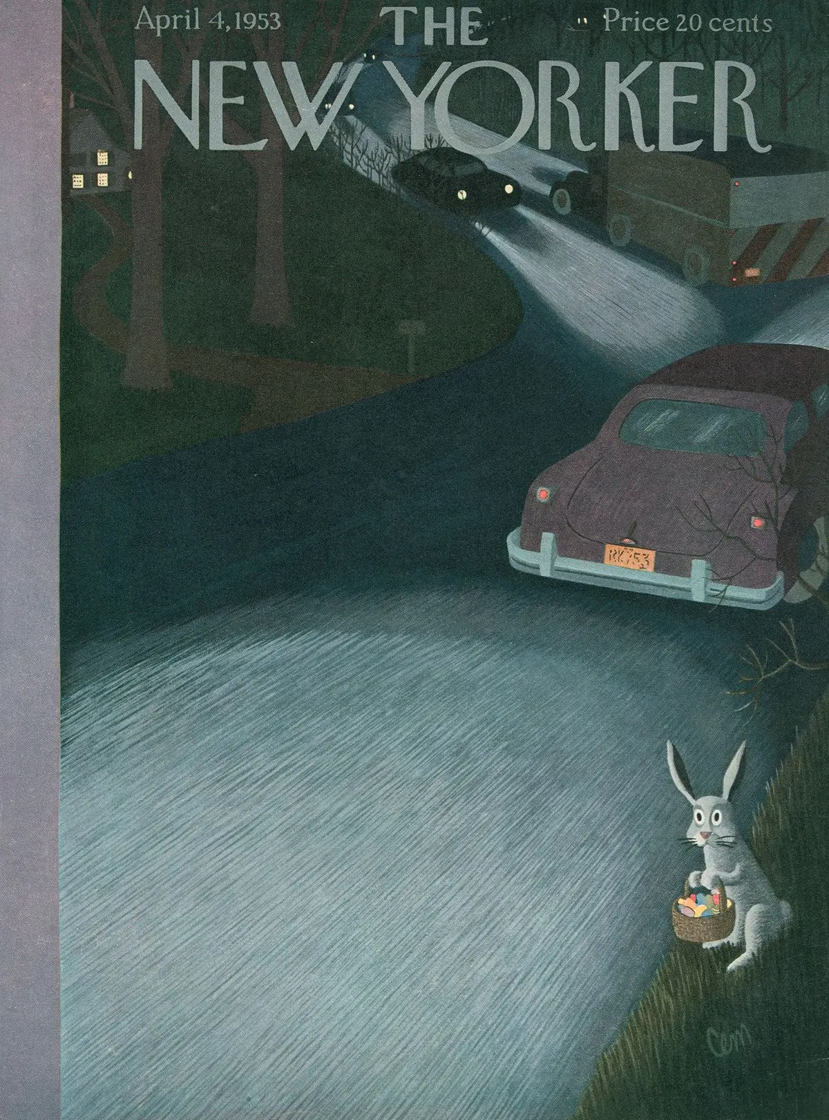 Обложка The New Yorker, 4 апреля 1953, художник Чарльз Мартин