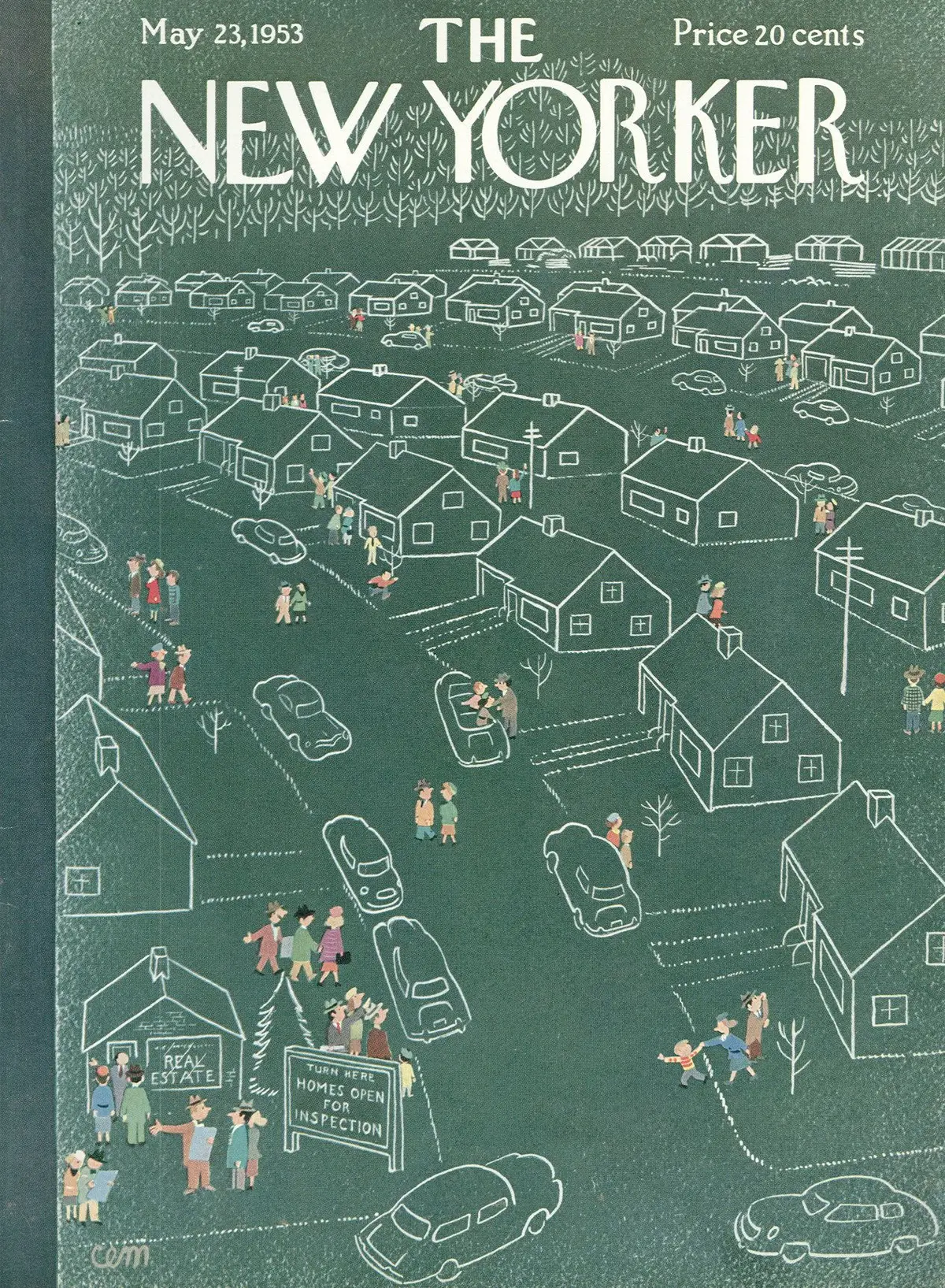 Обложка The New Yorker, 23 мая 1953, художник Чарльз Мартин