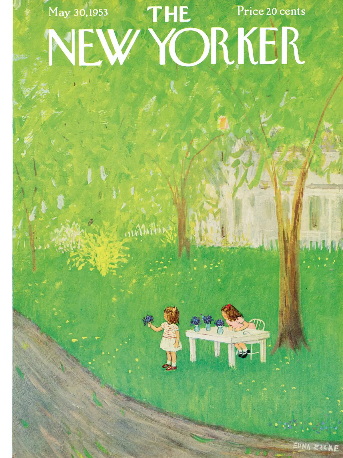 Обложка The New Yorker, 30 мая 1953, художник Эдна Айке