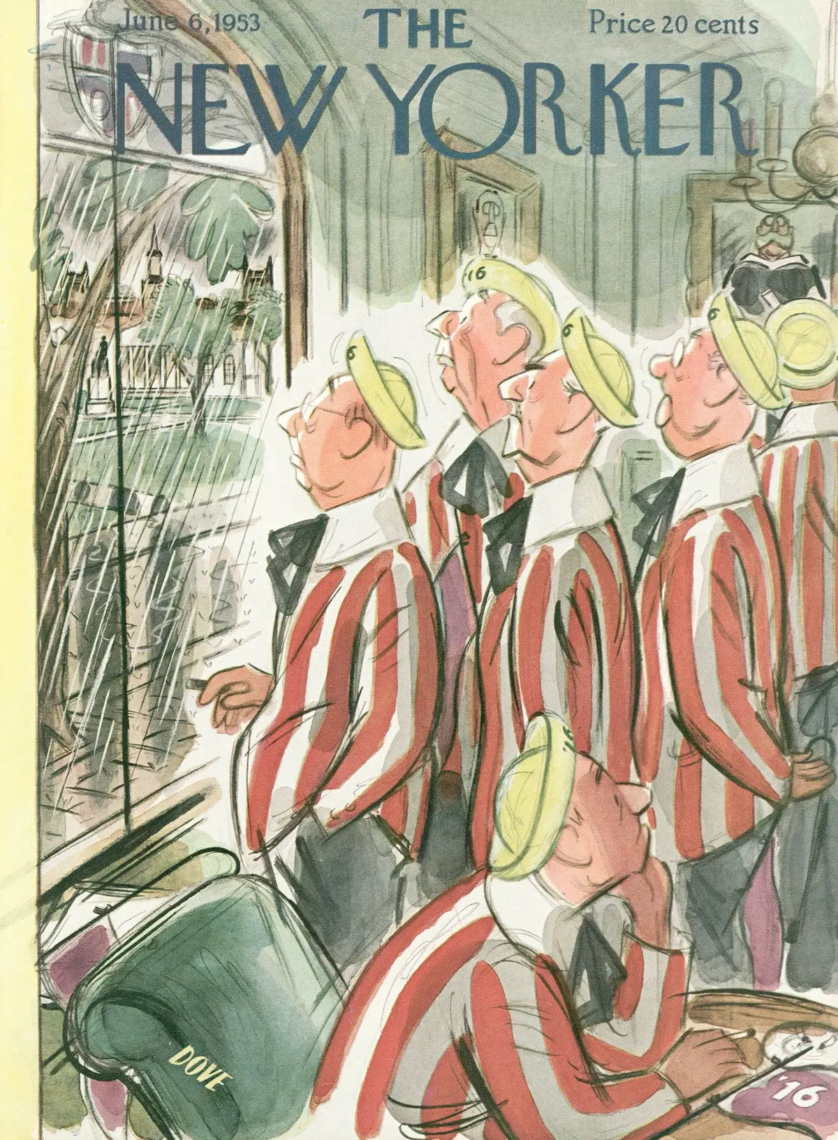 Обложка The New Yorker, 6 июня 1953, художник Леонард Дав