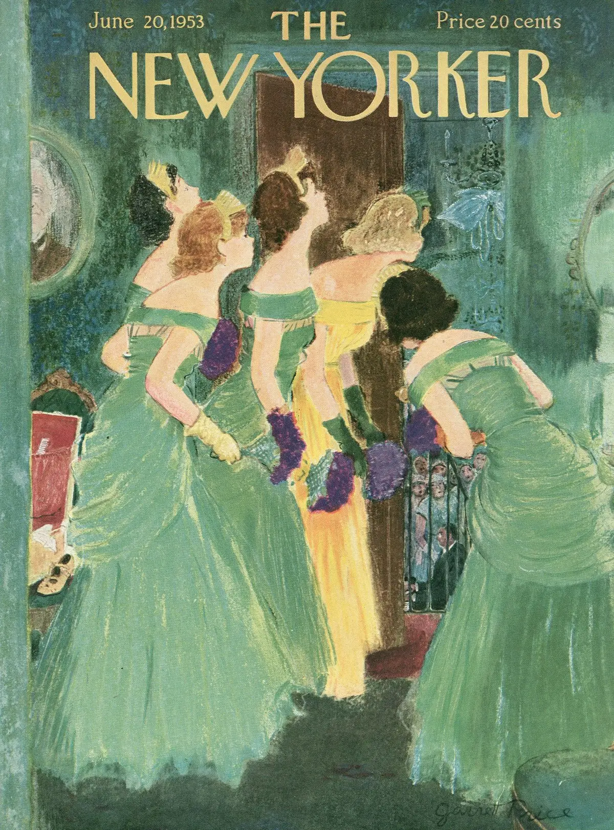 Обложка The New Yorker, 20 июня 1953, художник Гарретт Прайс