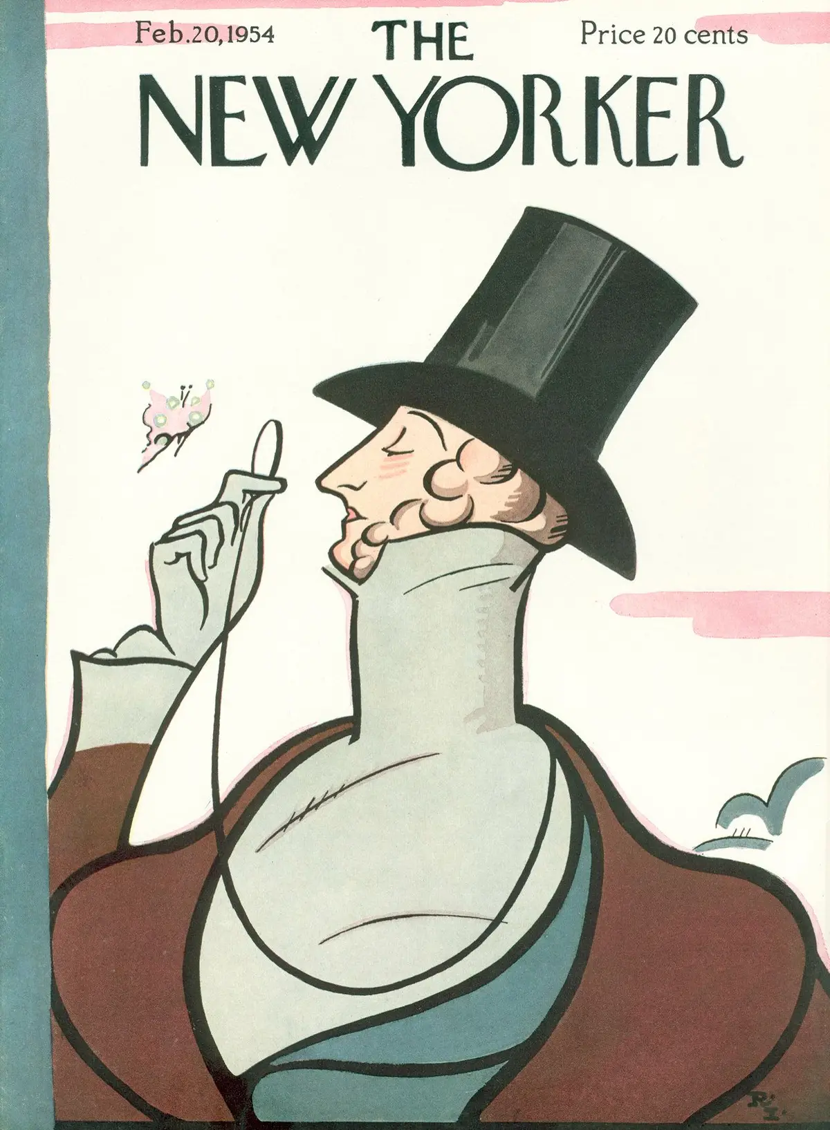 Обложка The New Yorker, 20 февраля 1954, художник Реа Ирвин