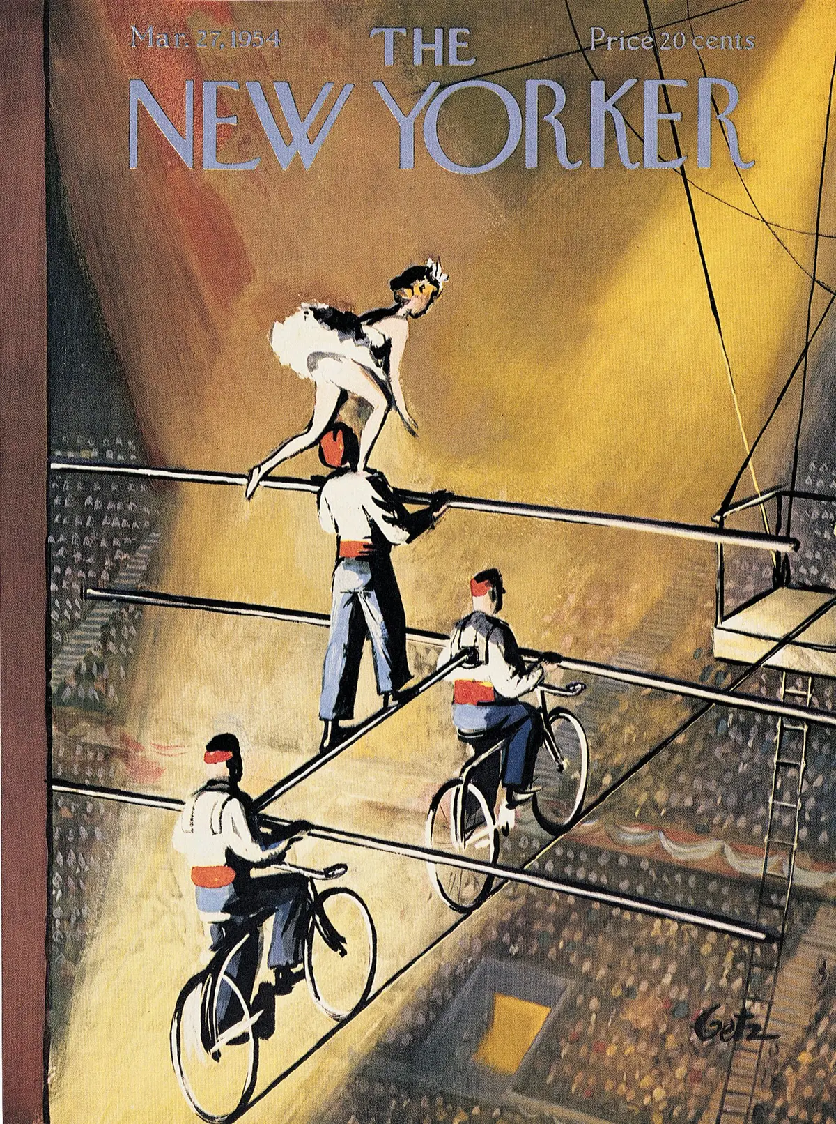 Обложка The New Yorker, 27 марта 1954, художник Артур Гетц