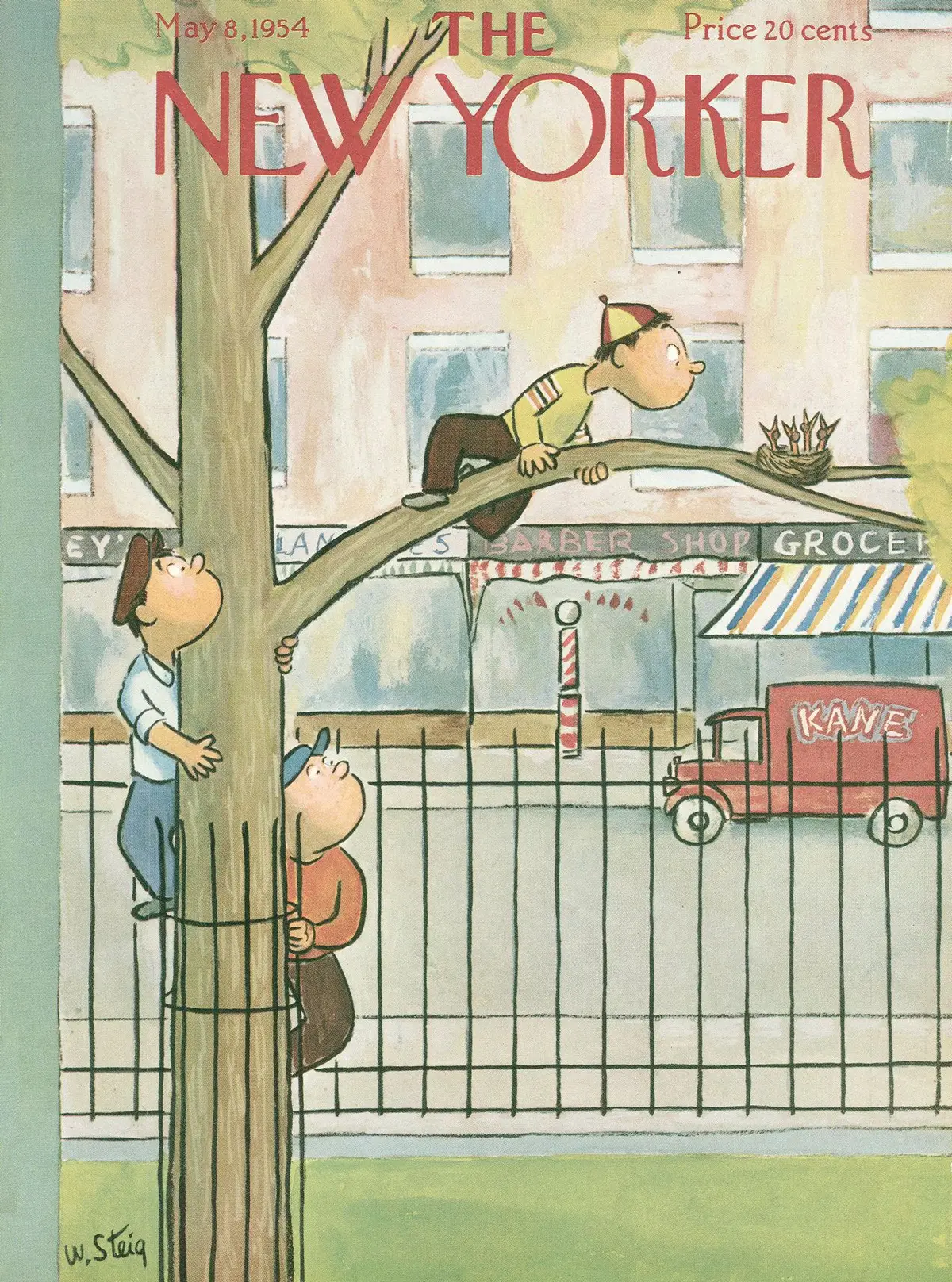 Обложка The New Yorker, 8 мая 1954, художник Уильям Стейг