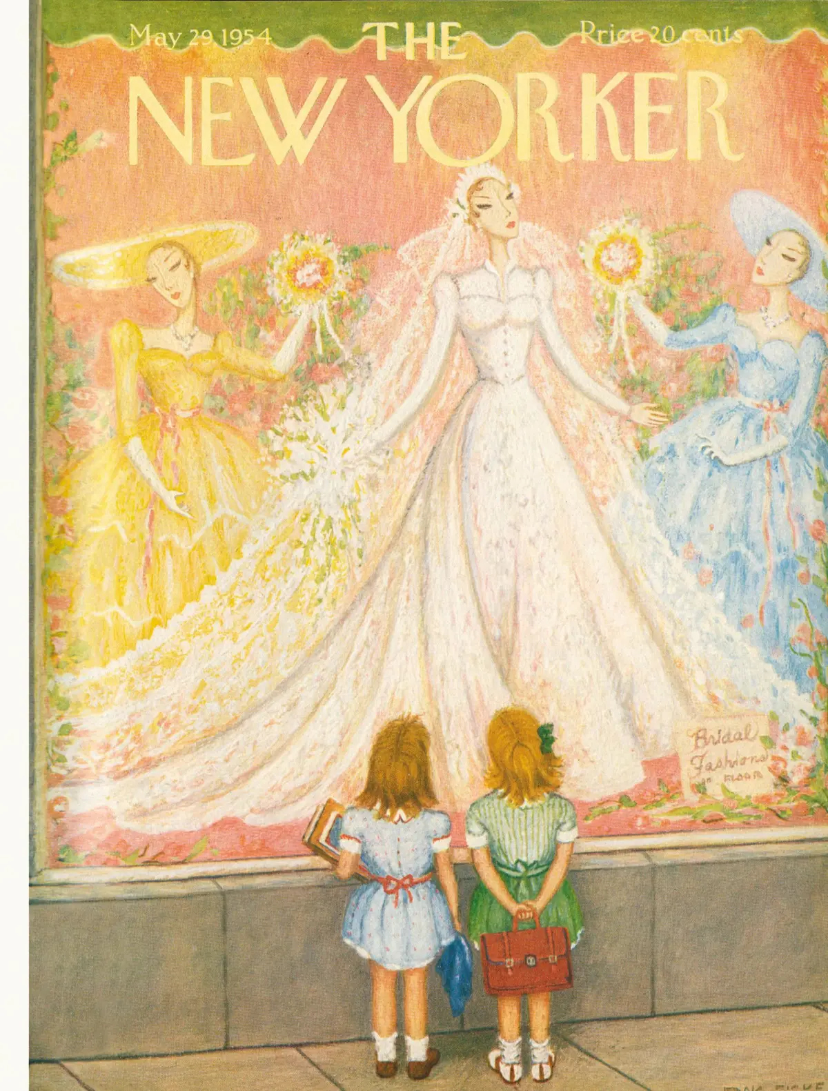 Обложка The New Yorker, 29 мая 1954, художник Эдна Айке