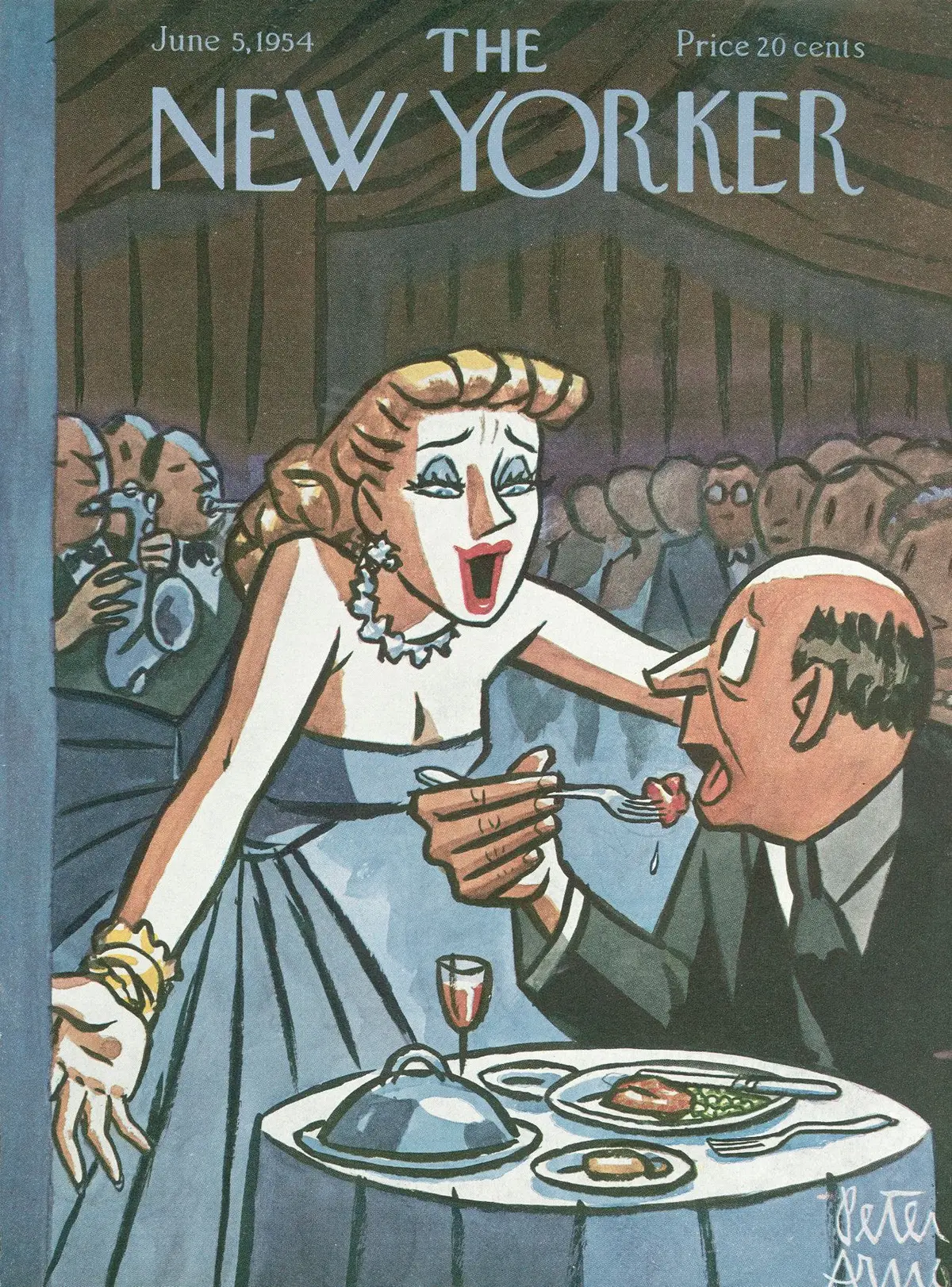 Обложка The New Yorker, 5 июня 1954, художник Питер Арно