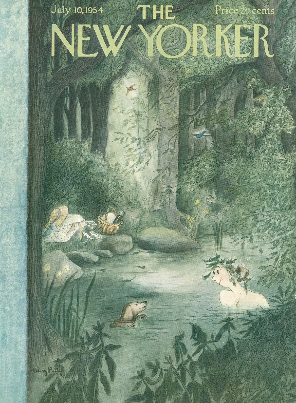 Обложка The New Yorker, 10 июля 1954, художник Мэри Петти