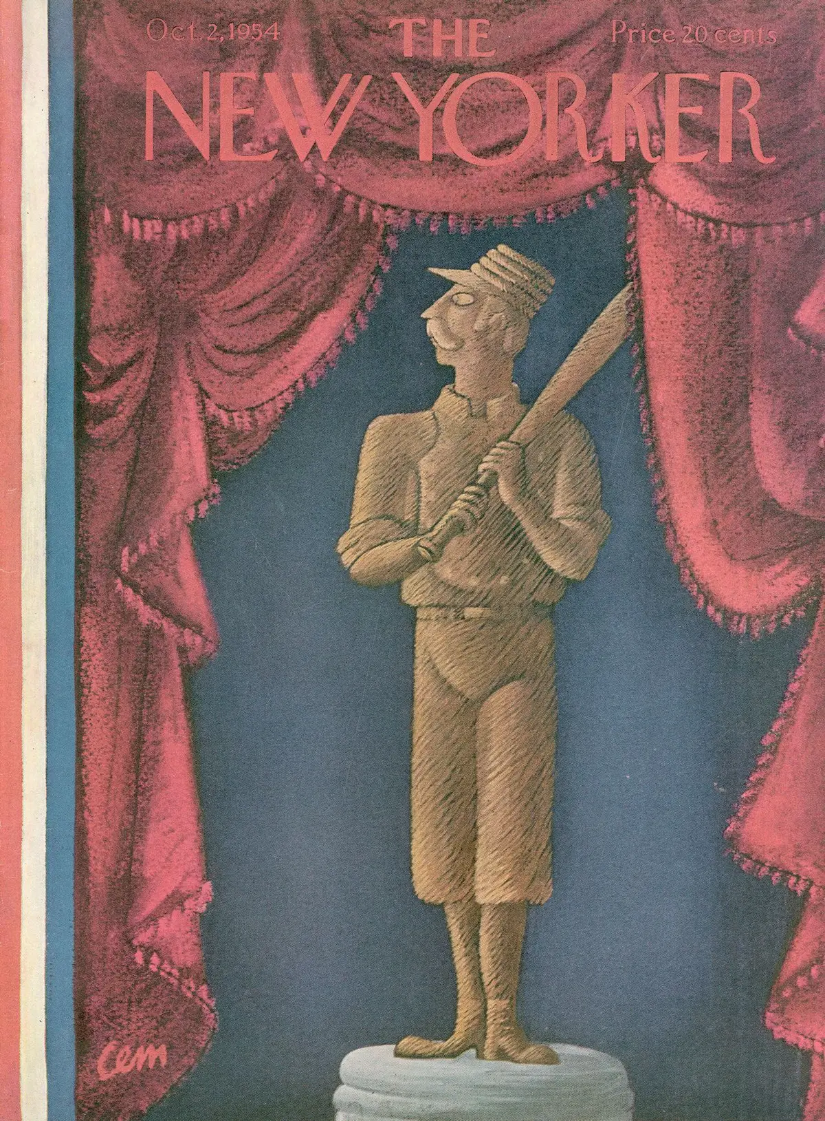Обложка The New Yorker, 2 октября 1954, художник Чарльз Мартин
