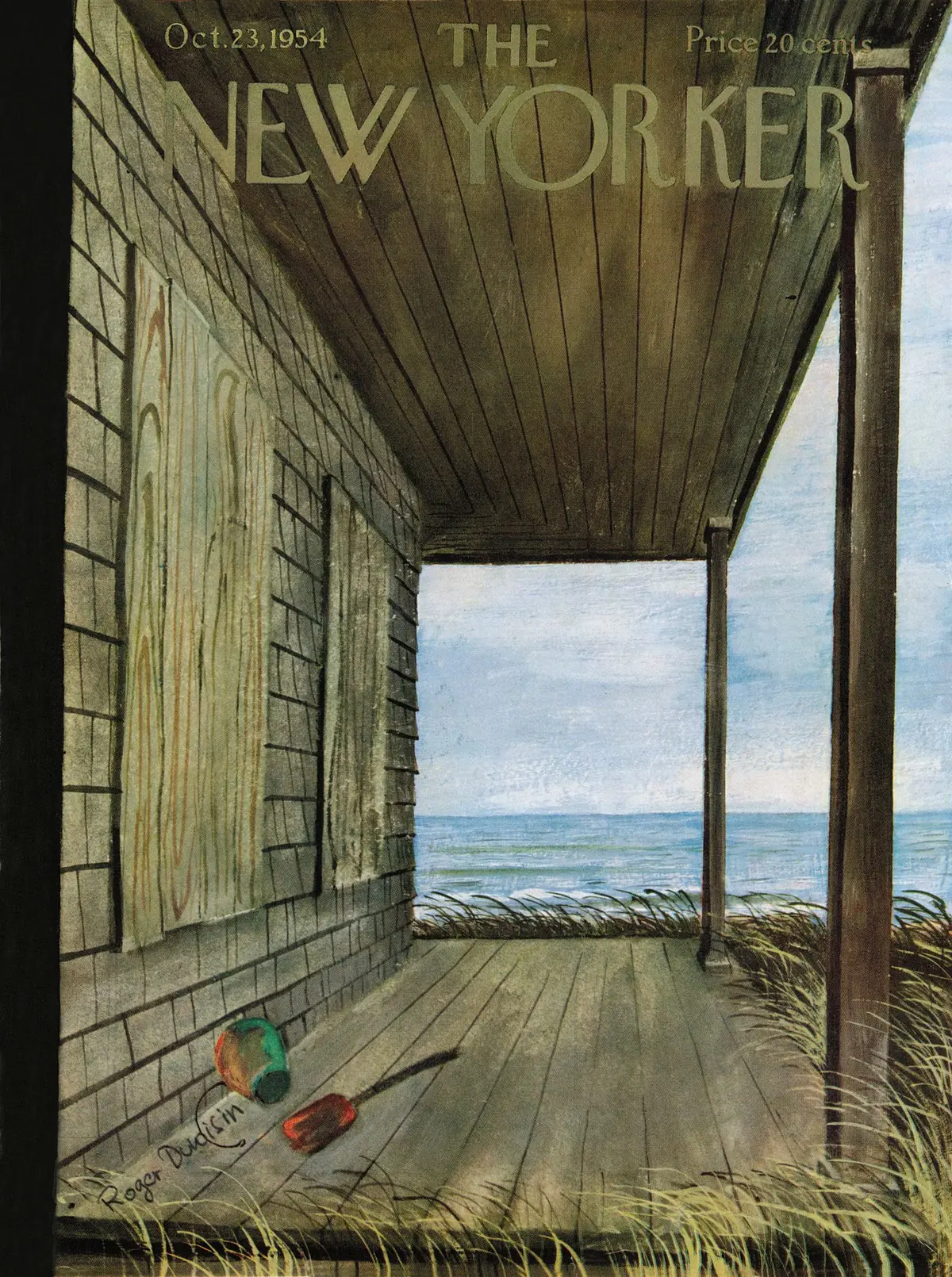 Обложка The New Yorker, 23 октября 1954, художник Роже Дювуазен