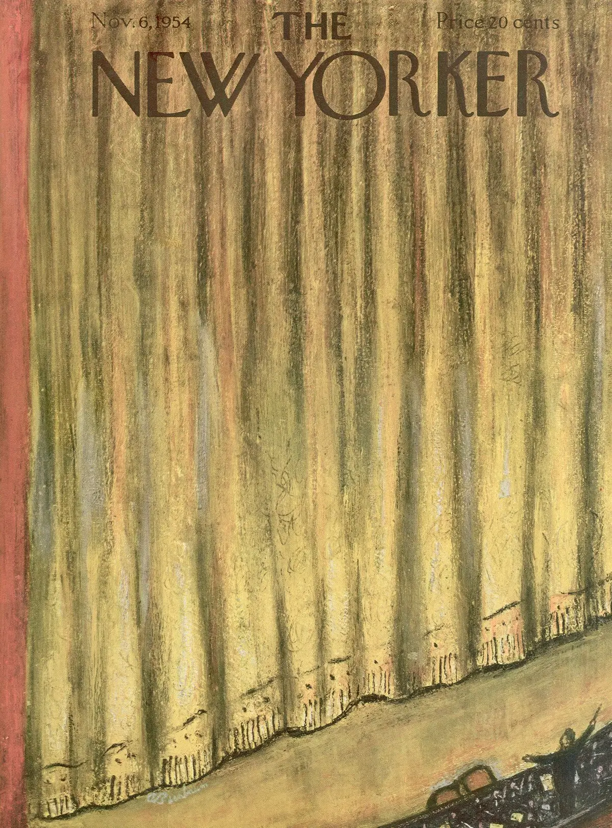Обложка The New Yorker, 6 ноября 1954, художник Эйб Бирнбаум