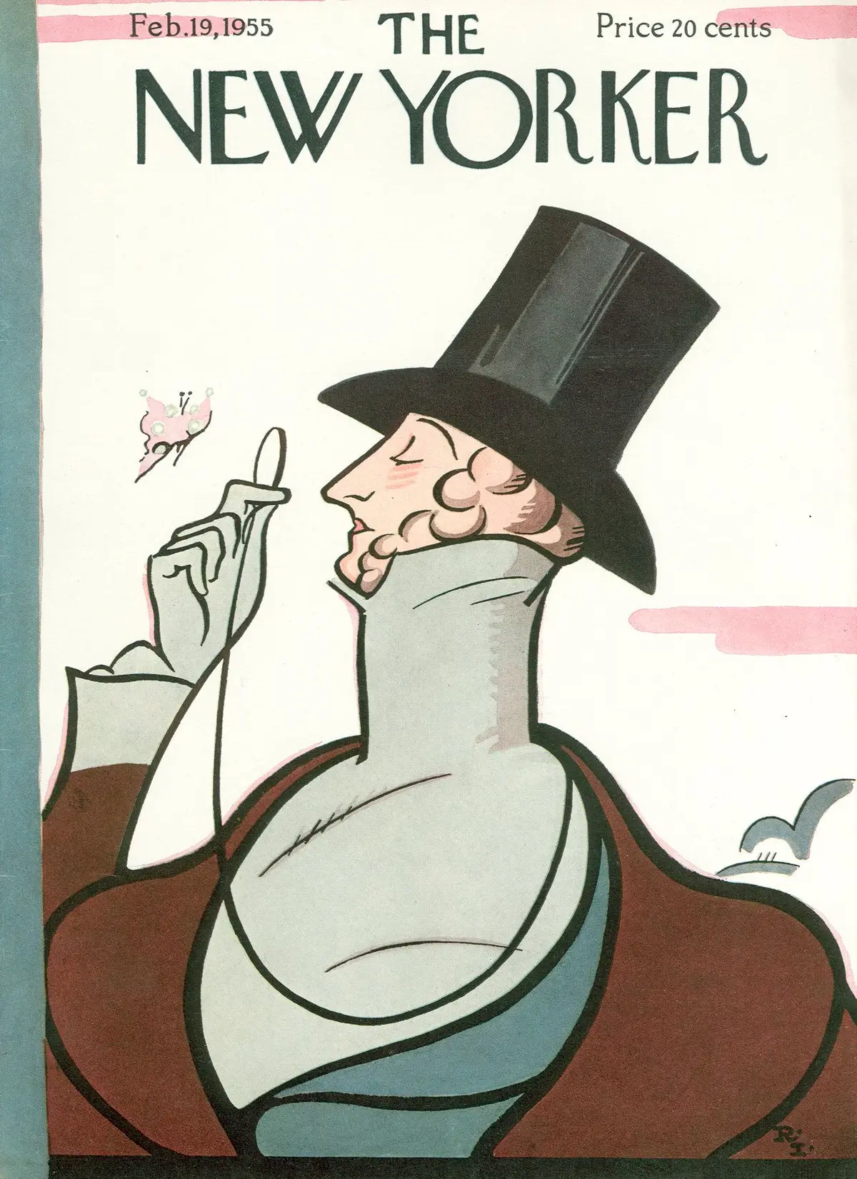 Обложка The New Yorker, 19 февраля 1955, художник Реа Ирвин