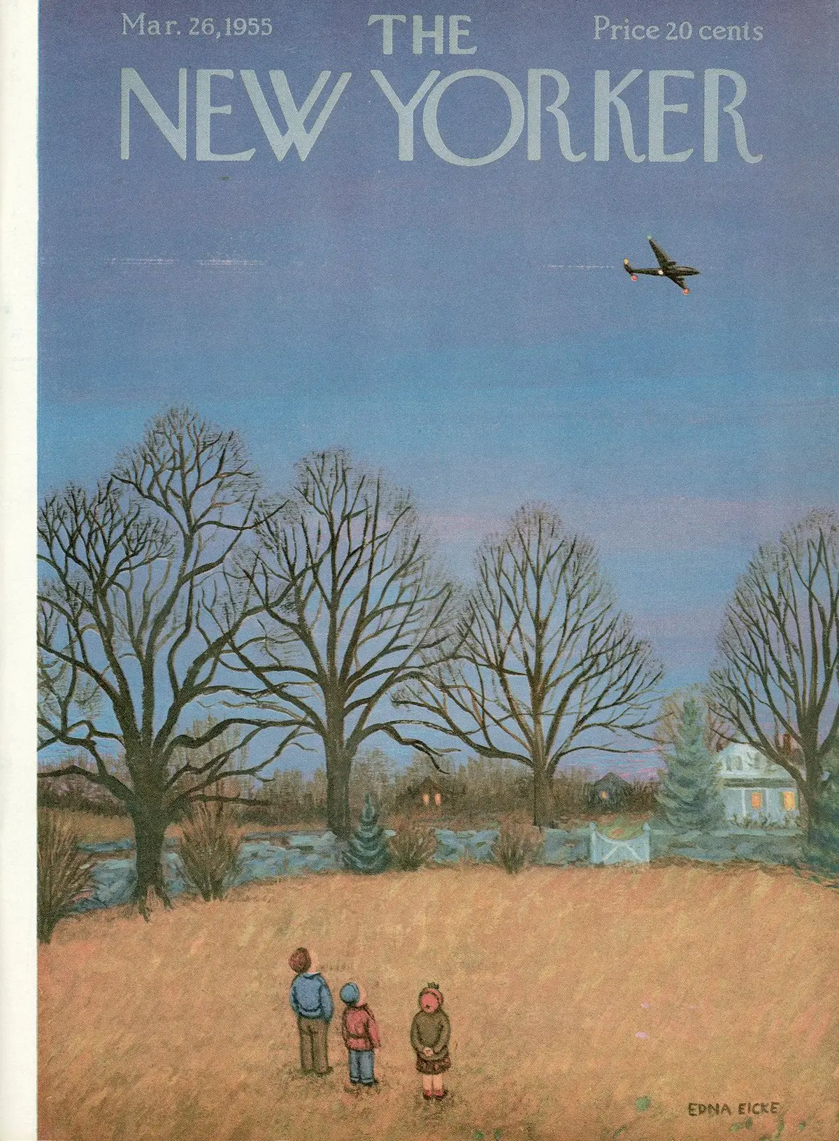 Обложка The New Yorker, 26 марта 1955, художник Эдна Айке