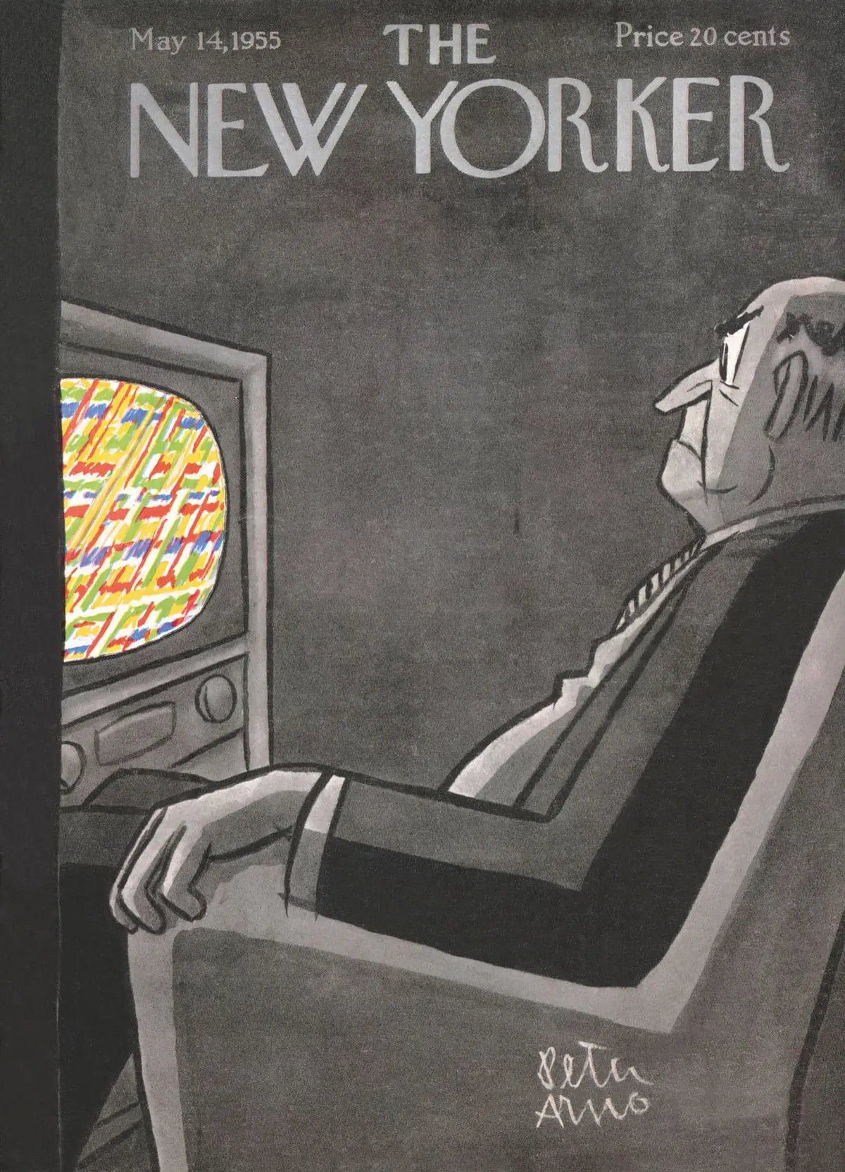 Обложка The New Yorker, 14 мая 1955, художник Питер Арно