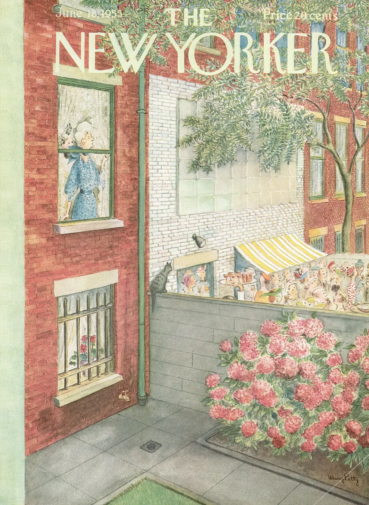 Обложка The New Yorker, 18 июня 1955, художник Мэри Петти