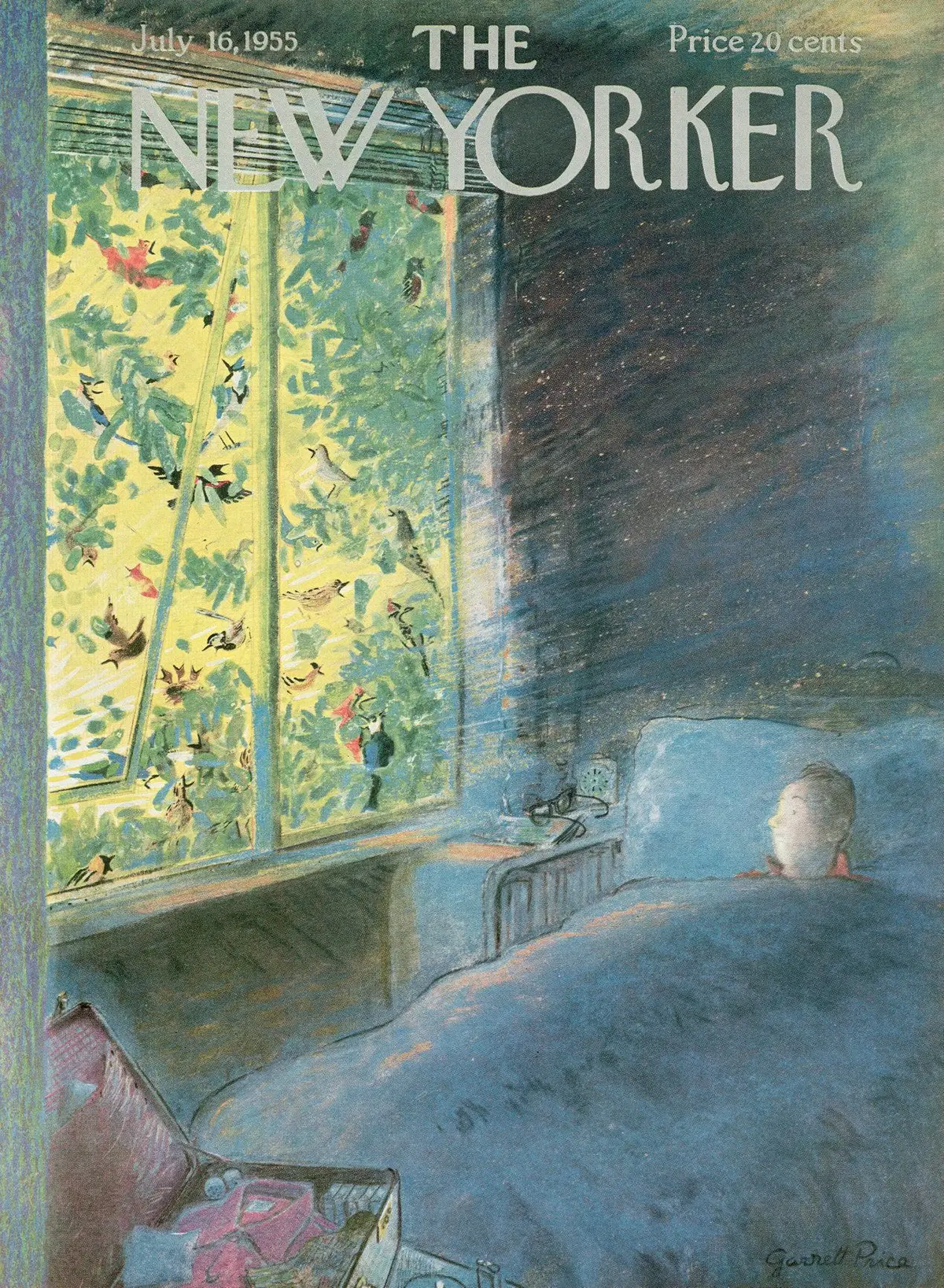 Обложка The New Yorker, 16 июля 1955, художник Гарретт Прайс