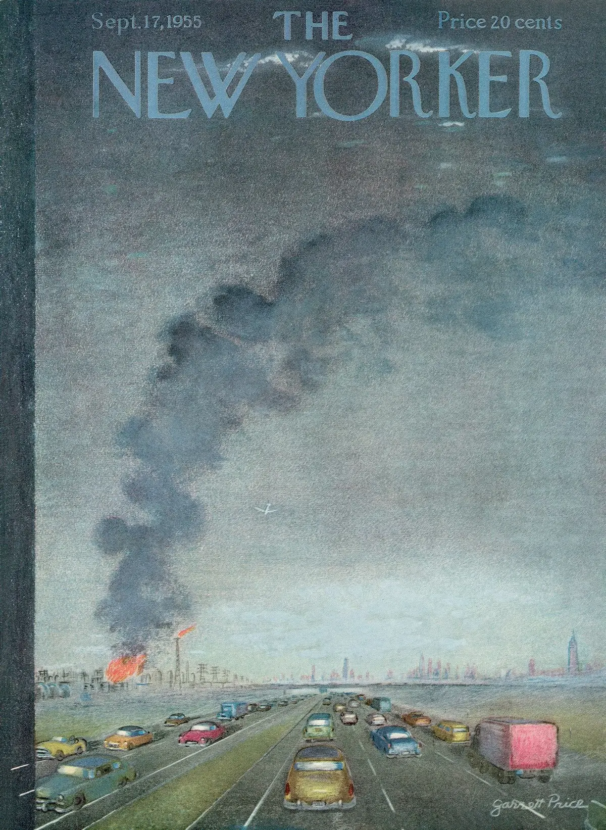 Обложка The New Yorker, 17 сентября 1955, художник Гарретт Прайс