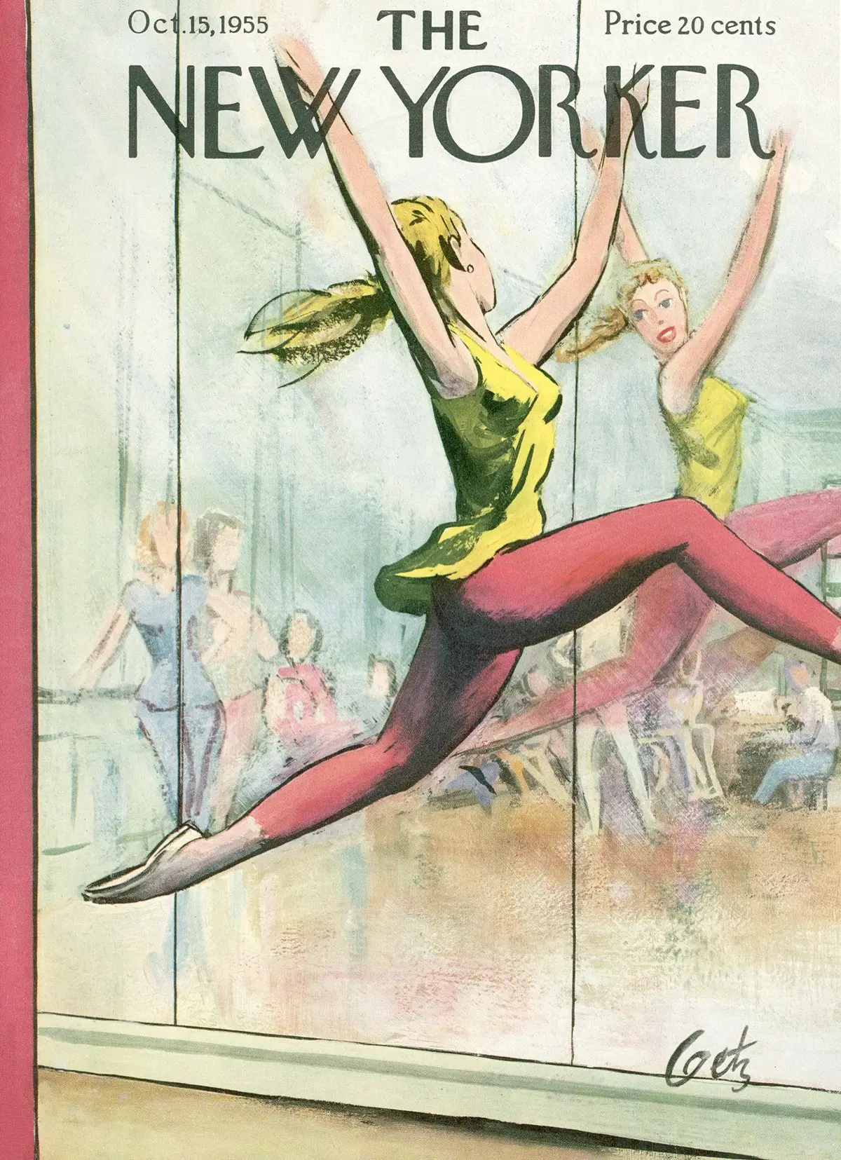Обложка The New Yorker, 15 октября 1955, художник Артур Гетц
