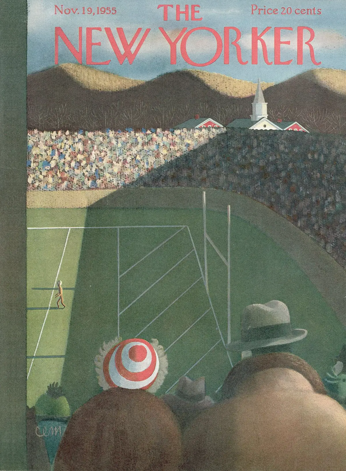 Обложка The New Yorker, 19 ноября 1955, художник Чарльз Мартин
