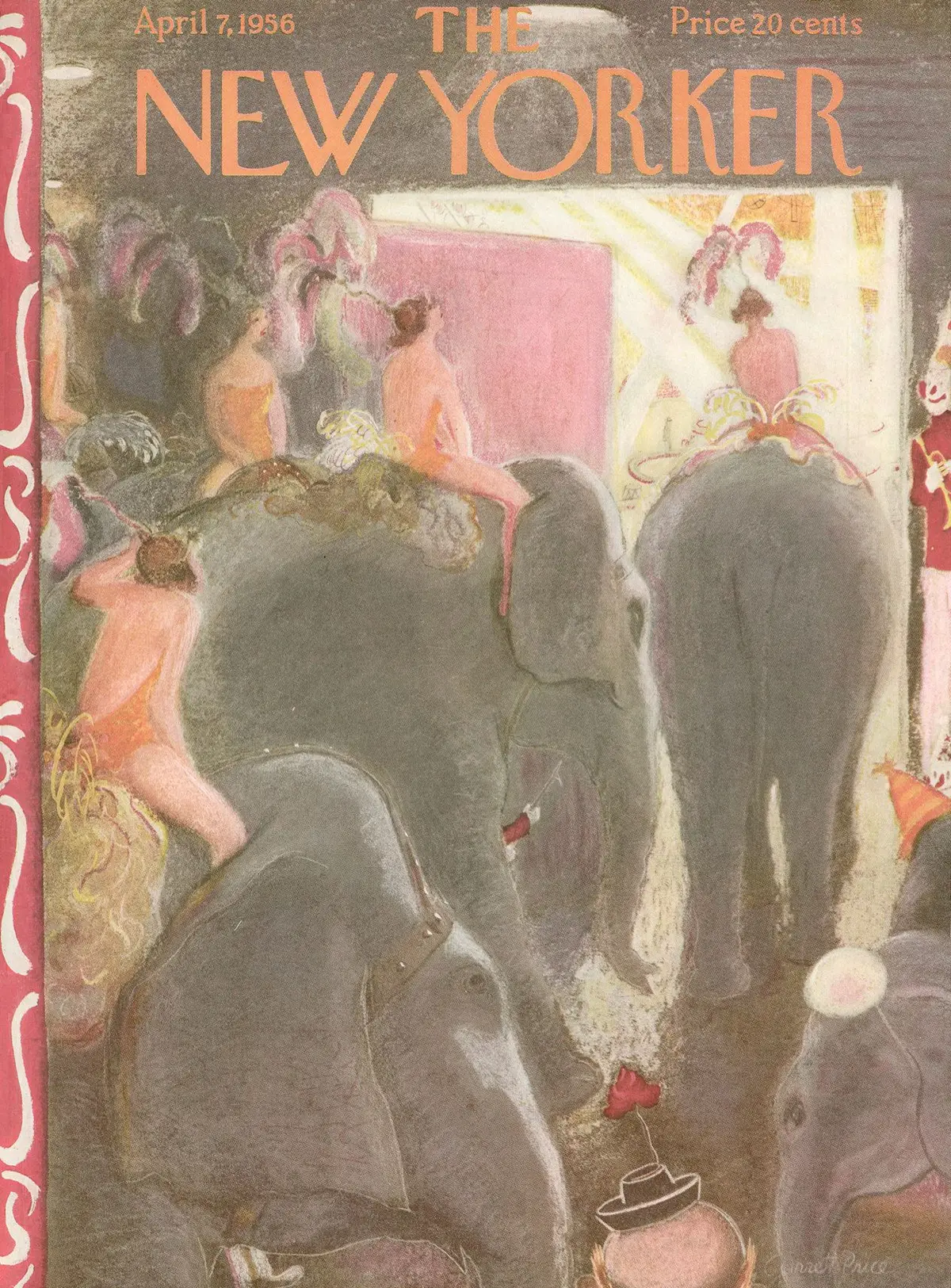 Обложка The New Yorker, 7 апреля 1956, художник Гарретт Прайс