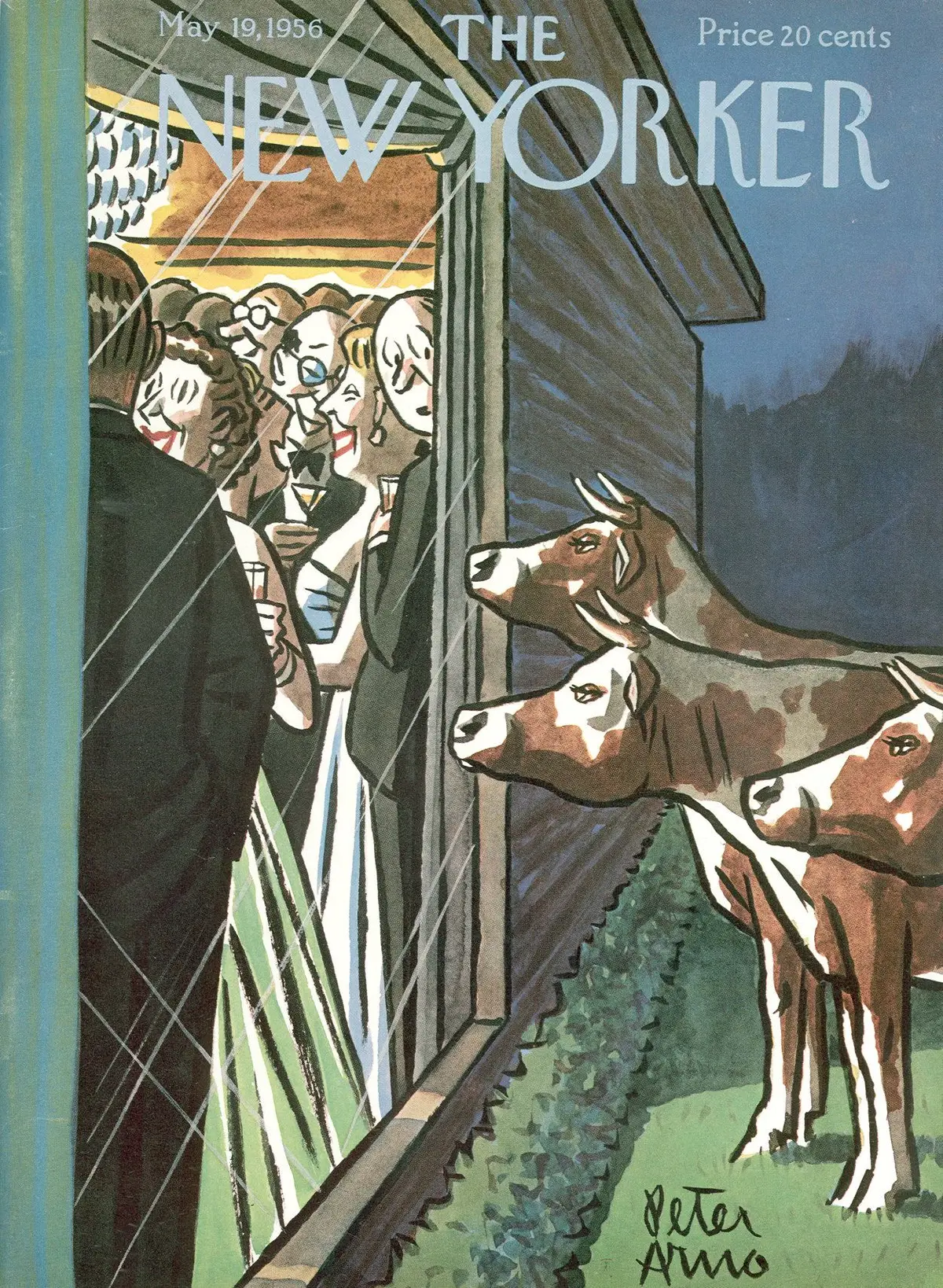Обложка The New Yorker, 19 мая 1956, художник Питер Арно