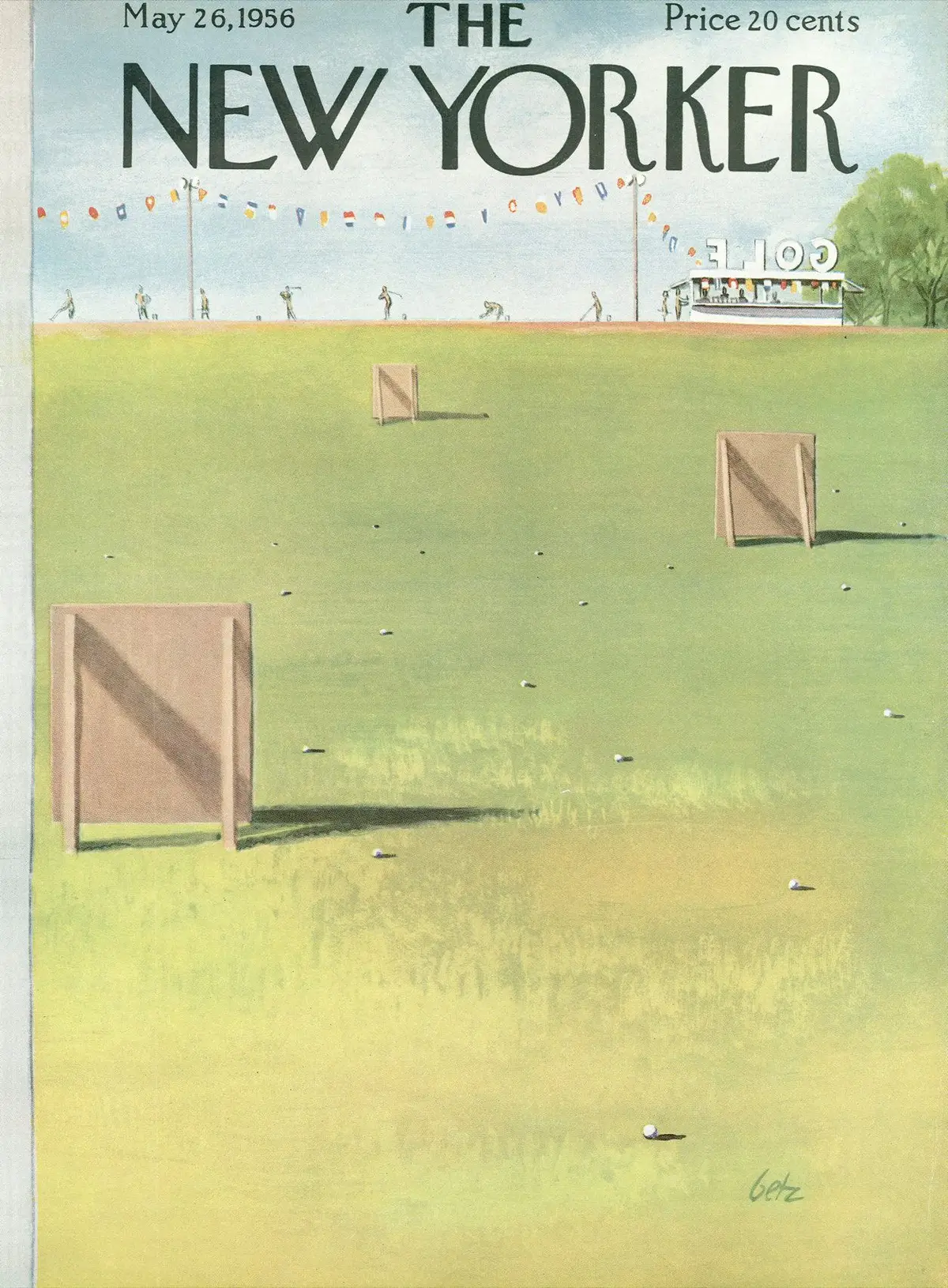 Обложка The New Yorker, 26 мая 1956, художник Артур Гетц