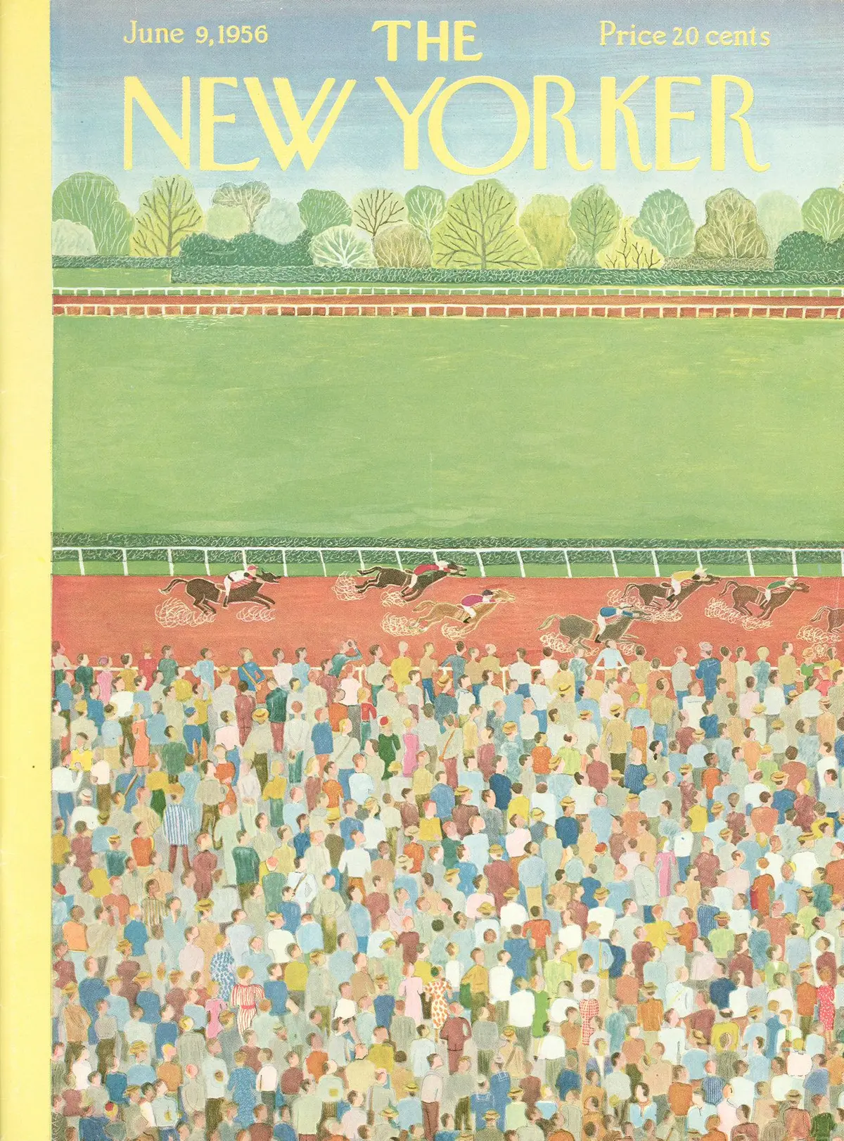 Обложка The New Yorker, 9 июня 1956, художник Илонка Карас