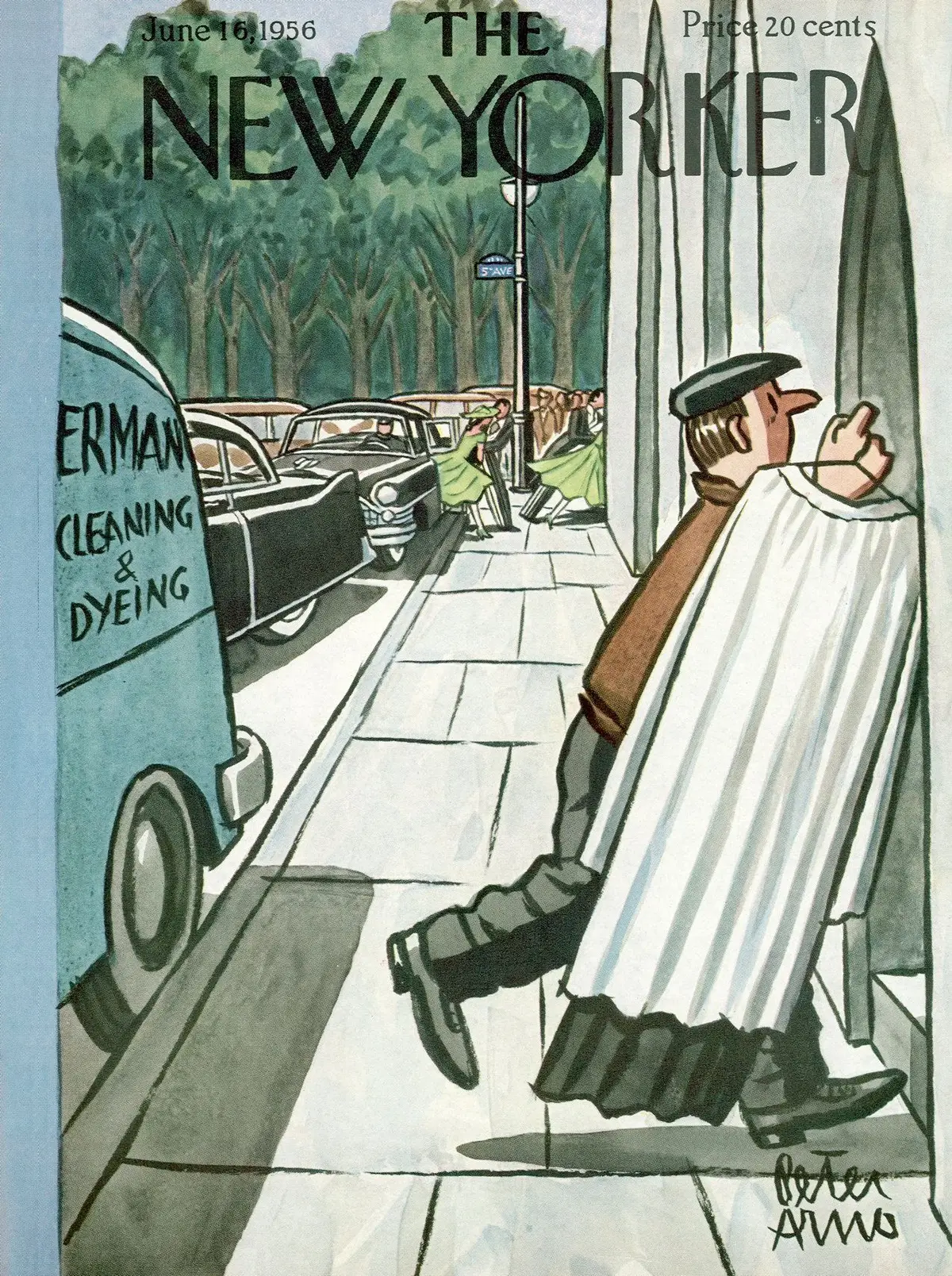 Обложка The New Yorker, 16 июня 1956, художник Питер Арно