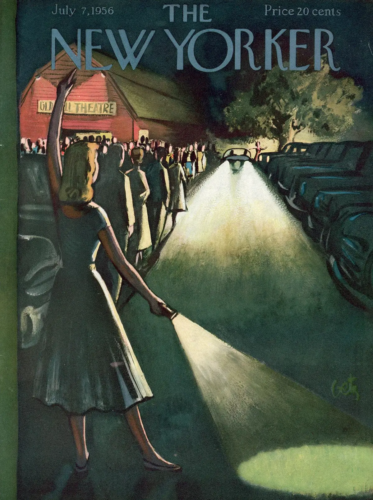 Обложка The New Yorker, 7 июля 1956, художник Артур Гетц