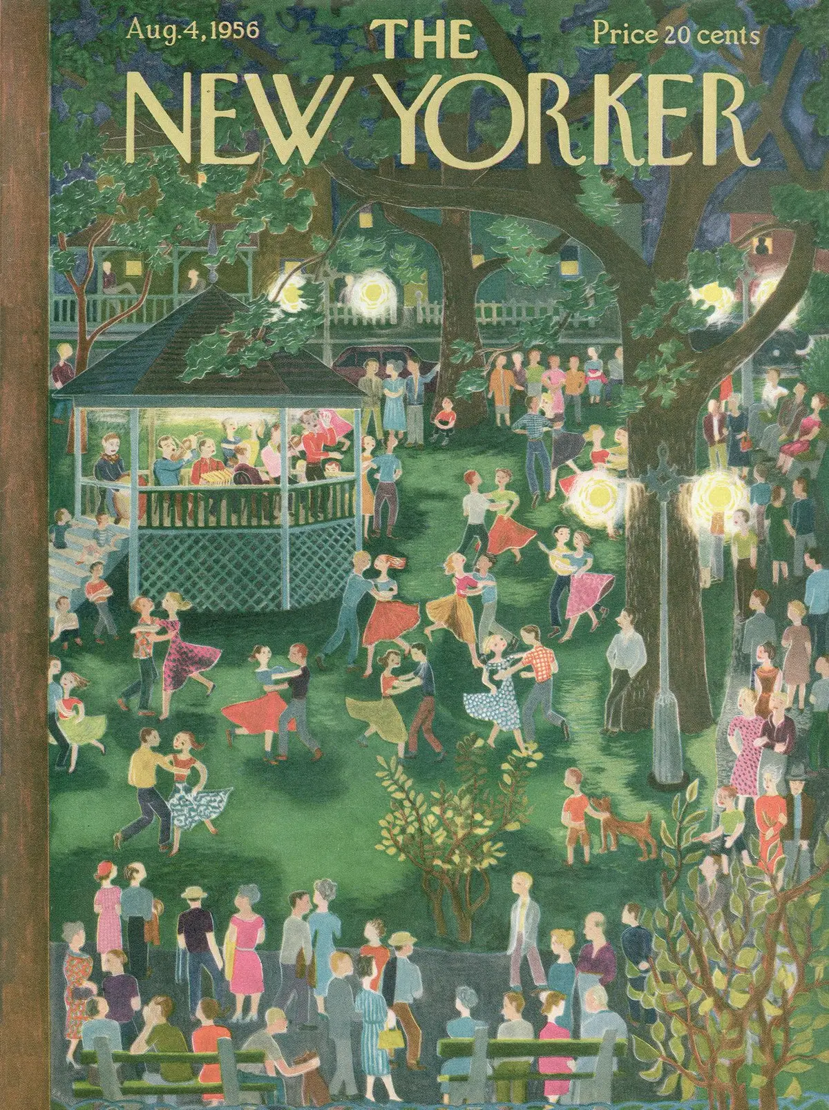 Обложка The New Yorker, 4 августа 1956, художник Илонка Карас